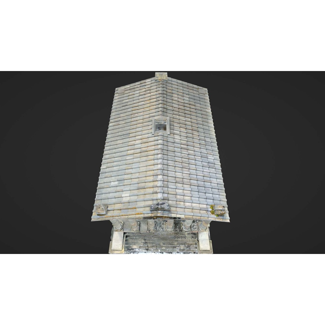 Greek Roman Temple 3D Model – Low Poly Architectural Asset, FBX, OBJ - View 25