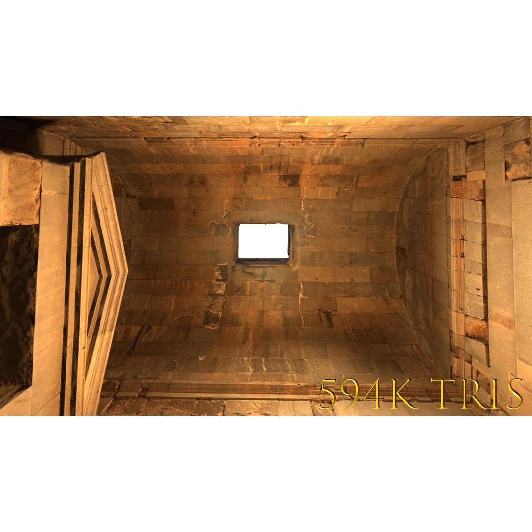 Greek Roman Temple 3D Model – Low Poly Architectural Asset, FBX, OBJ - View 77