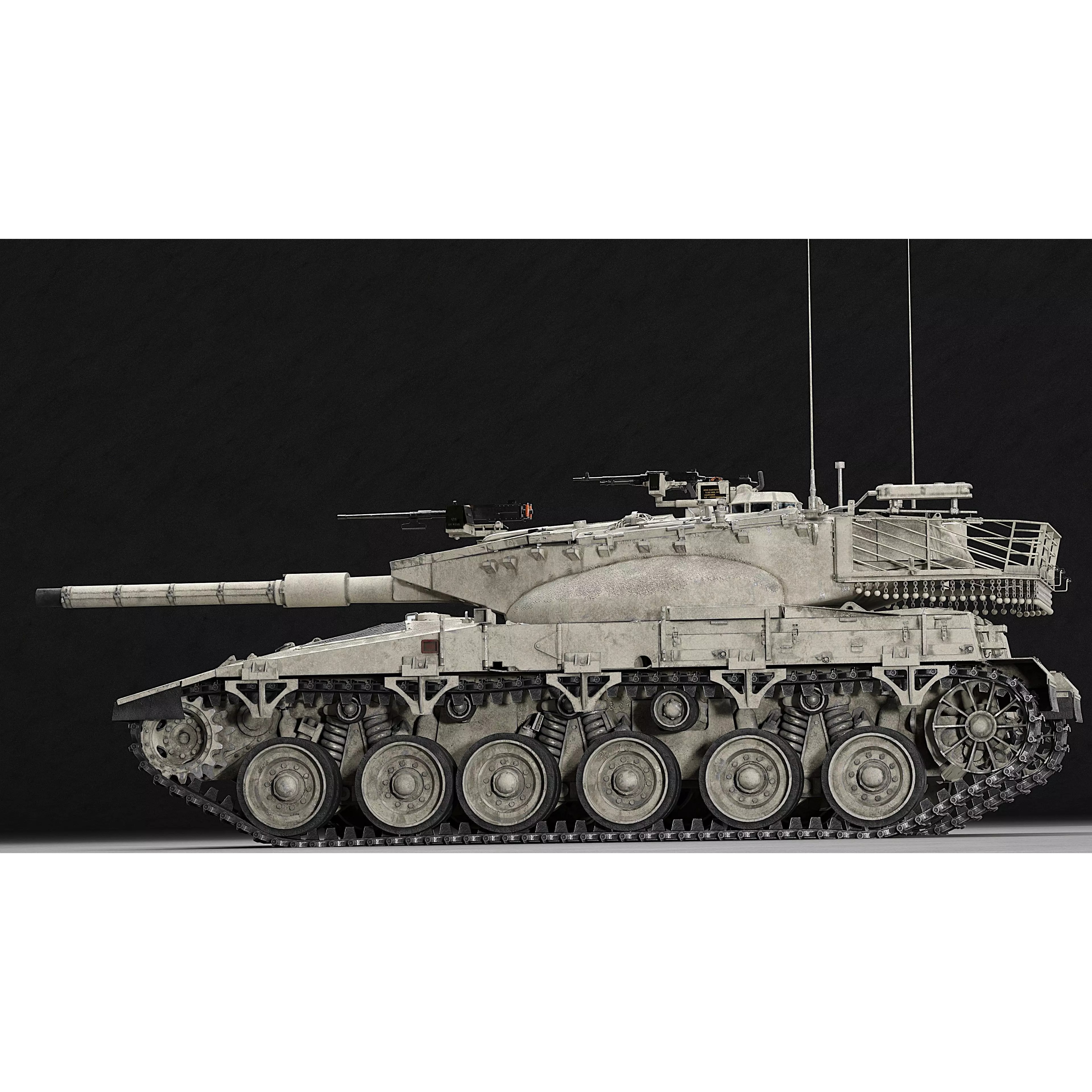 Merkava MK2D - Game-Ready 3D Model - View 11