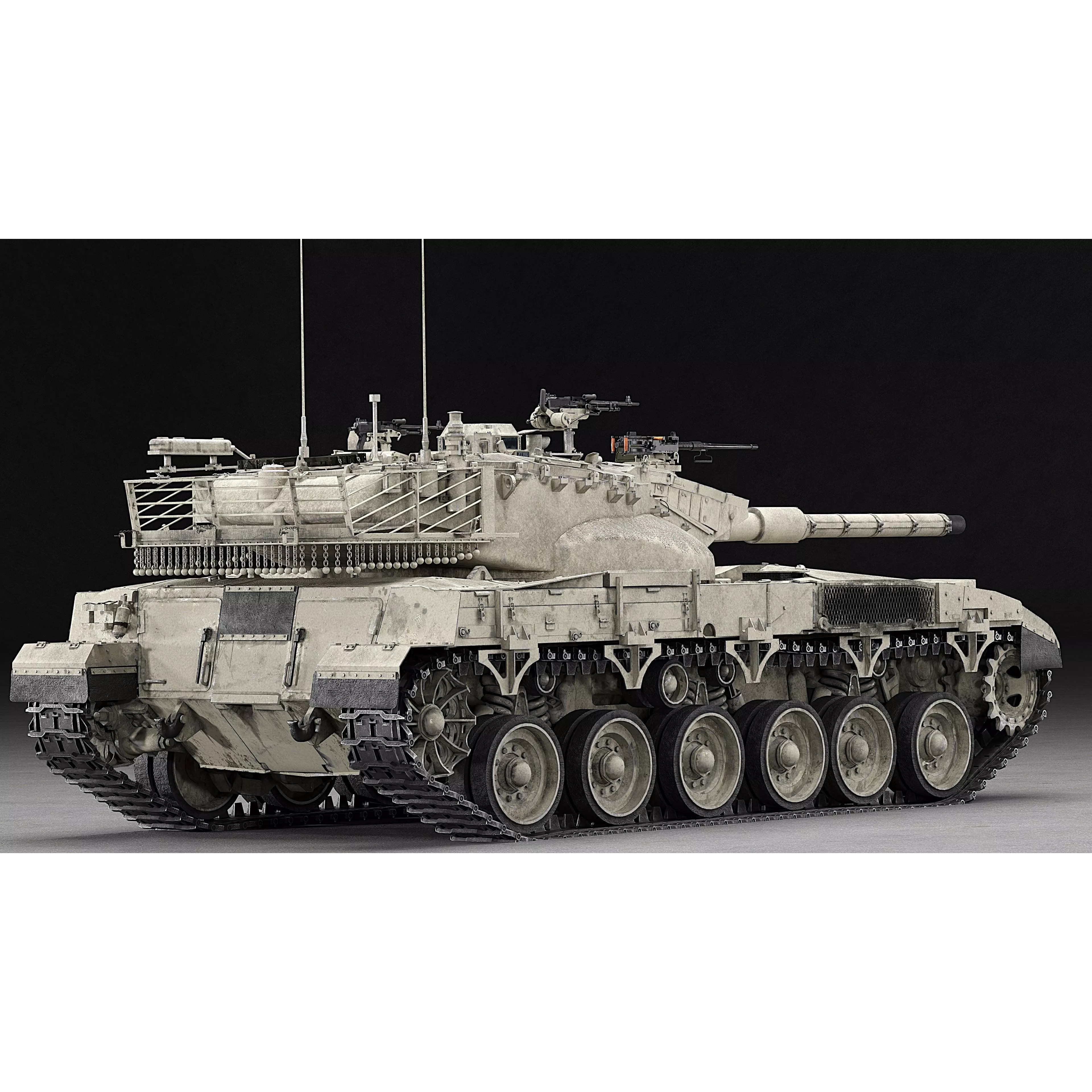 Merkava MK2D - Game-Ready 3D Model - View 12