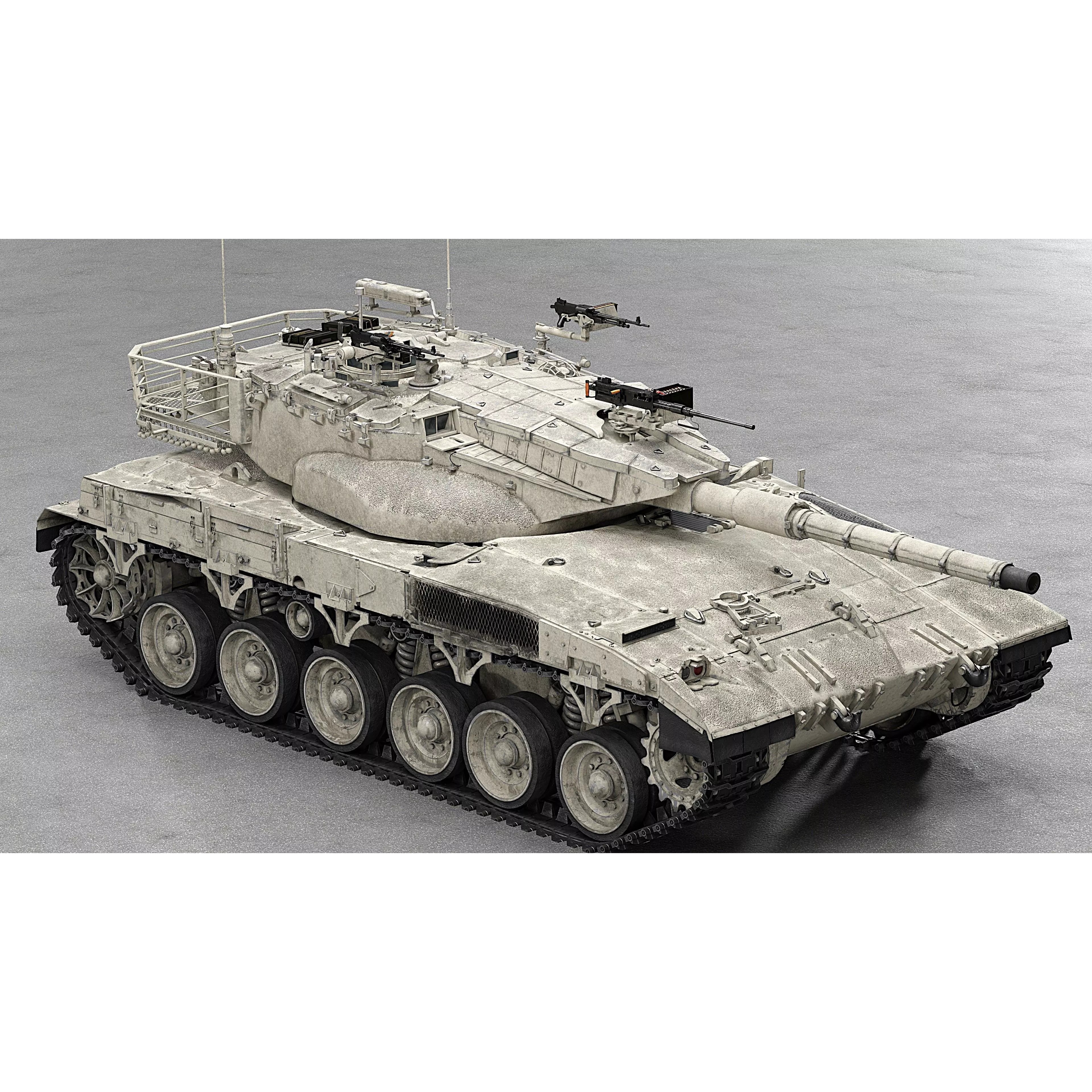 Merkava MK2D - Game-Ready 3D Model - View 13