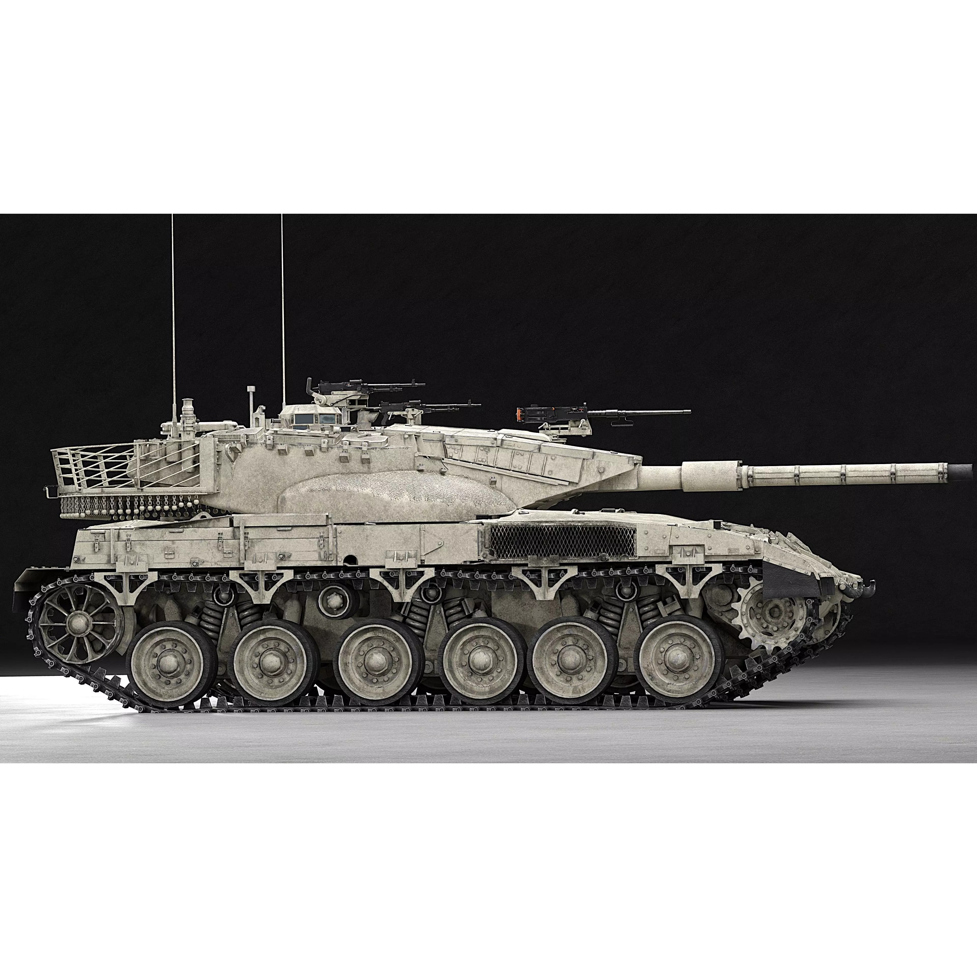 Merkava MK2D - Game-Ready 3D Model - View 14
