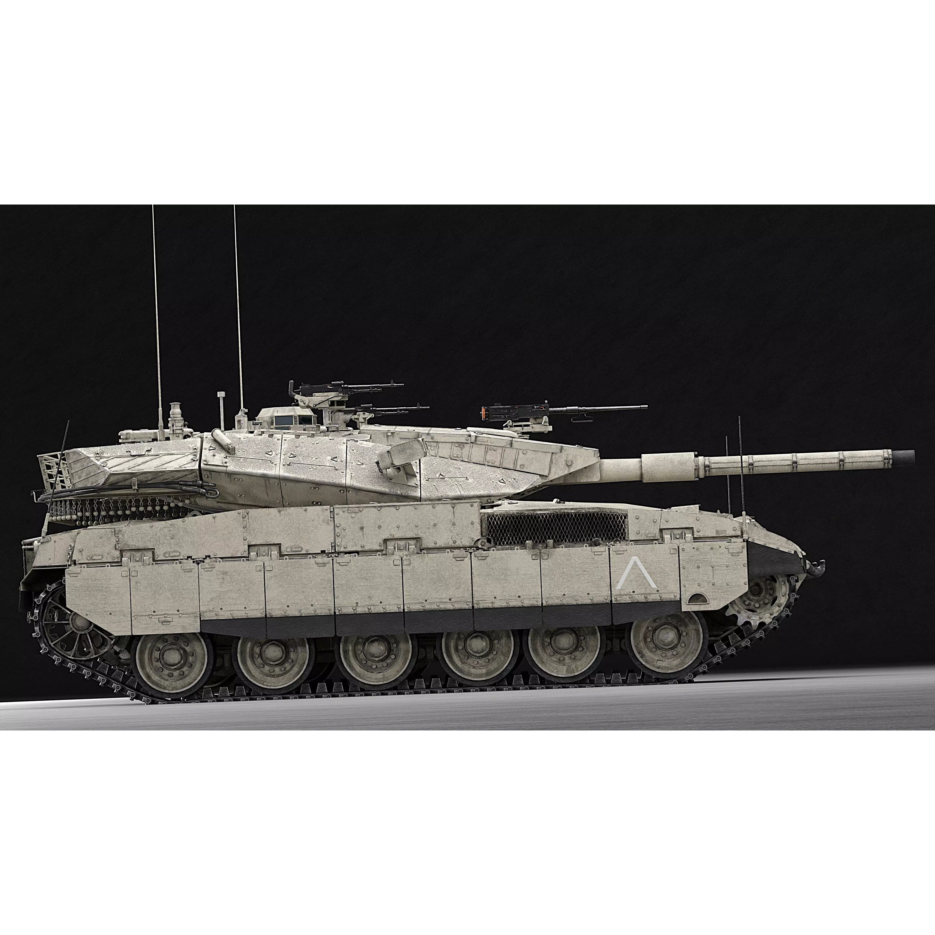Merkava MK2D - Game-Ready 3D Model - View 22