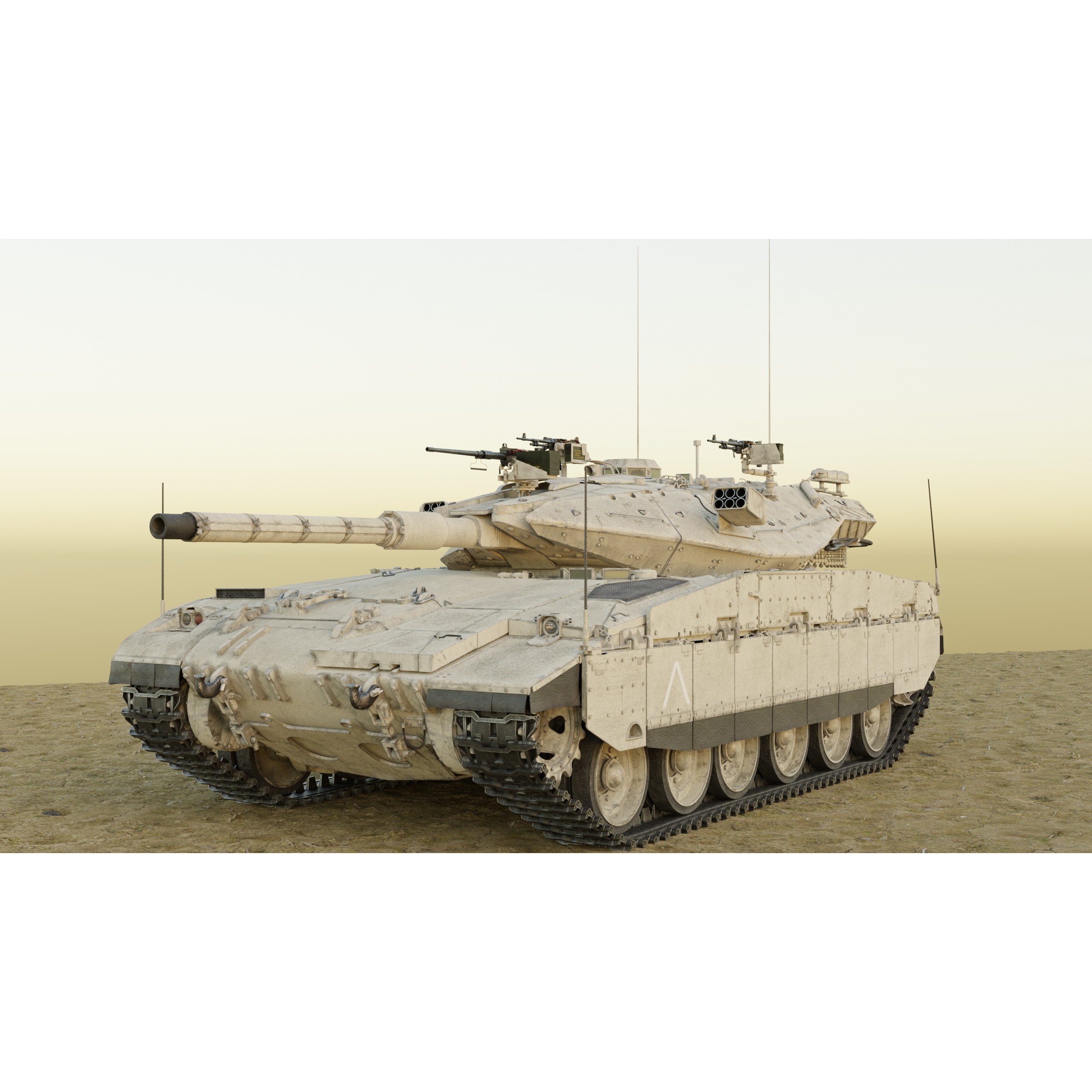 Merkava MK2D - Game-Ready 3D Model - View 33