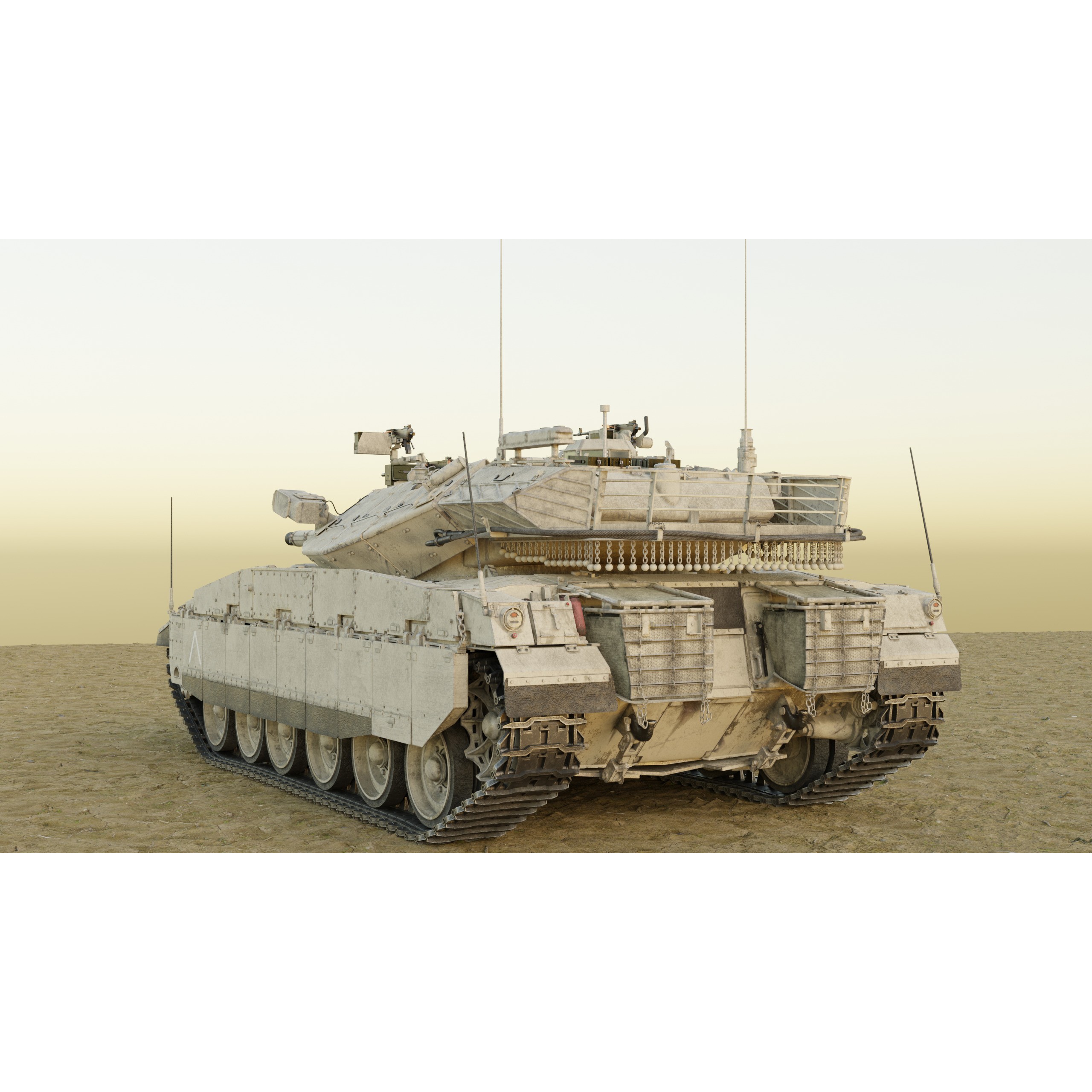 Merkava MK2D - Game-Ready 3D Model - View 34