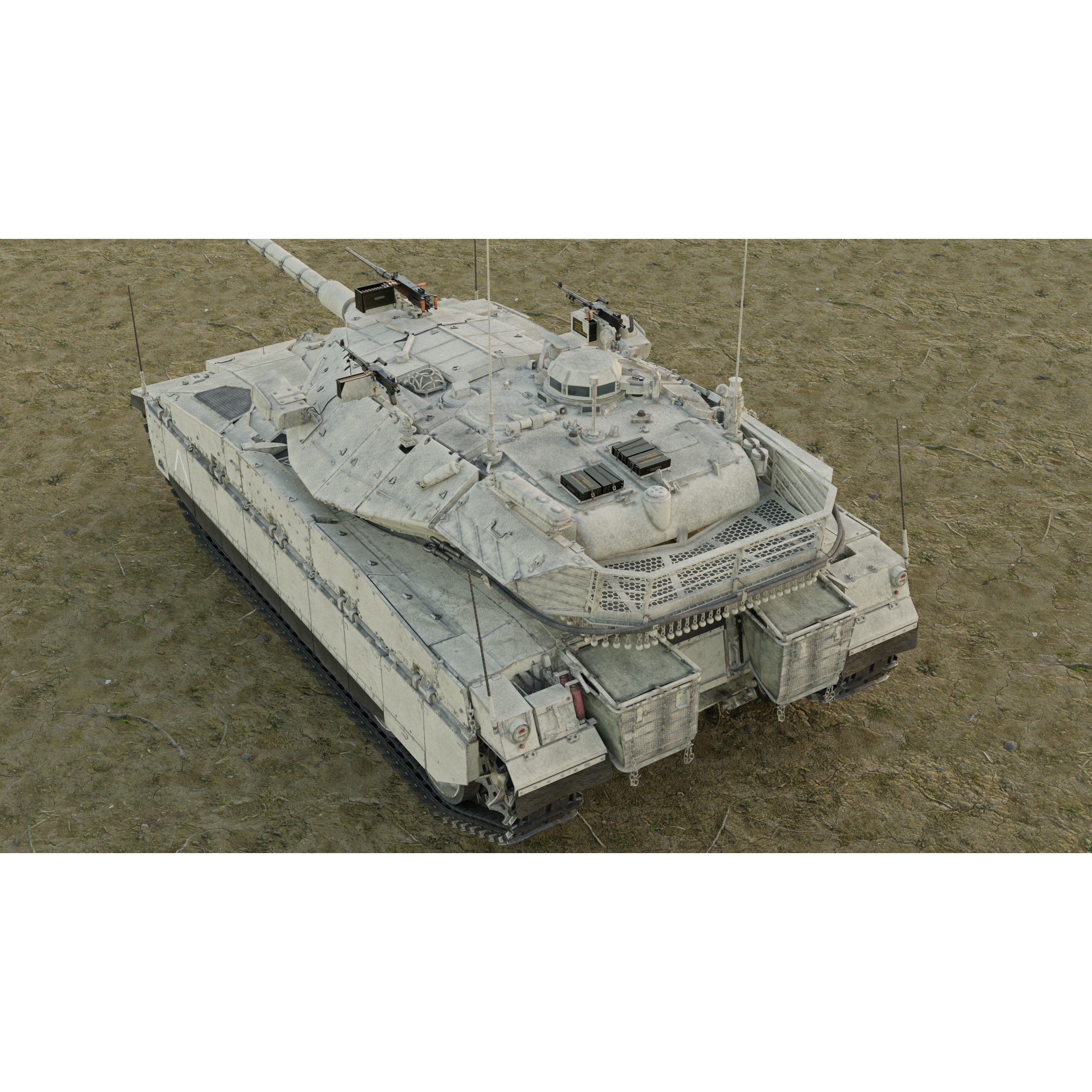Merkava MK2D - Game-Ready 3D Model - View 37
