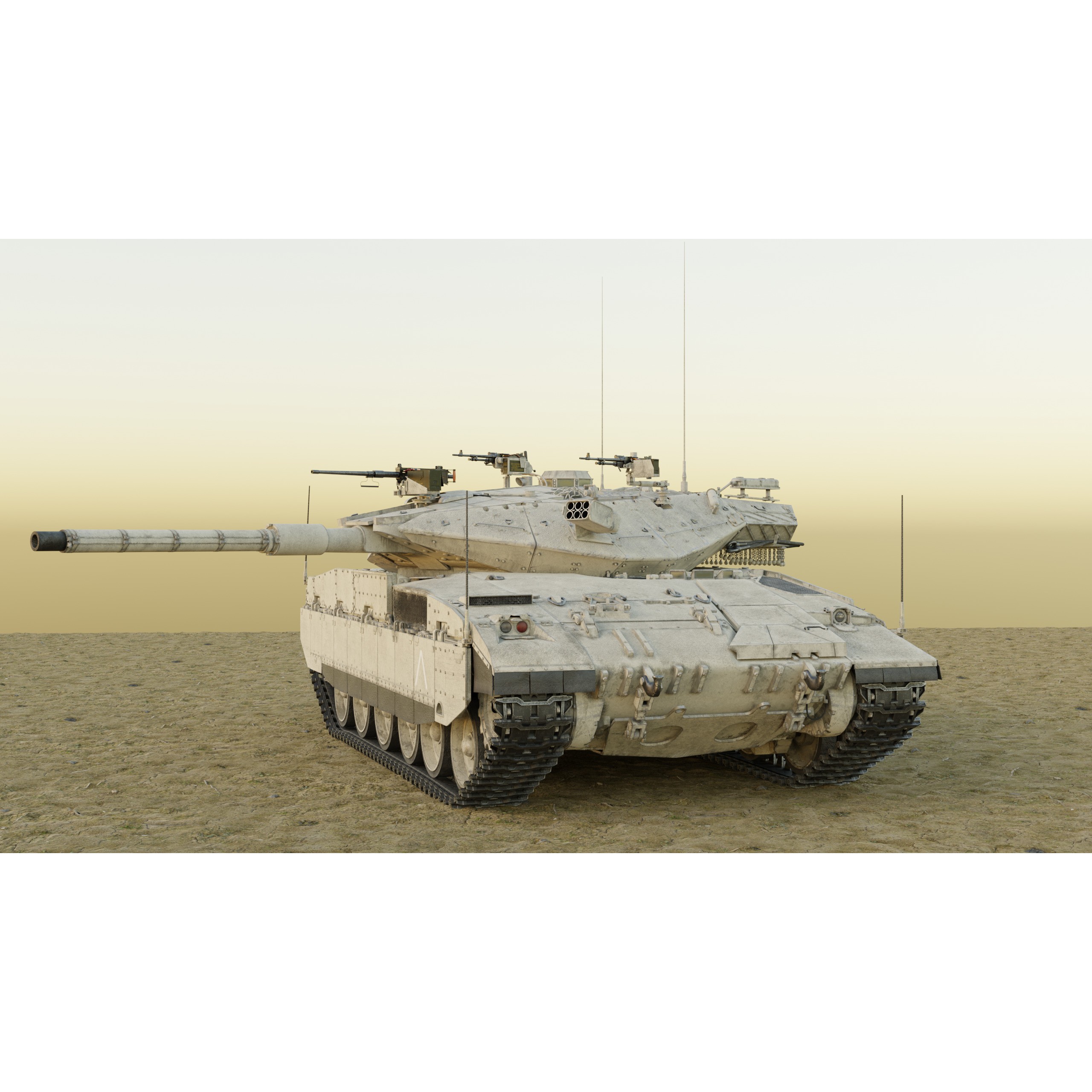 Merkava MK2D - Game-Ready 3D Model - View 38
