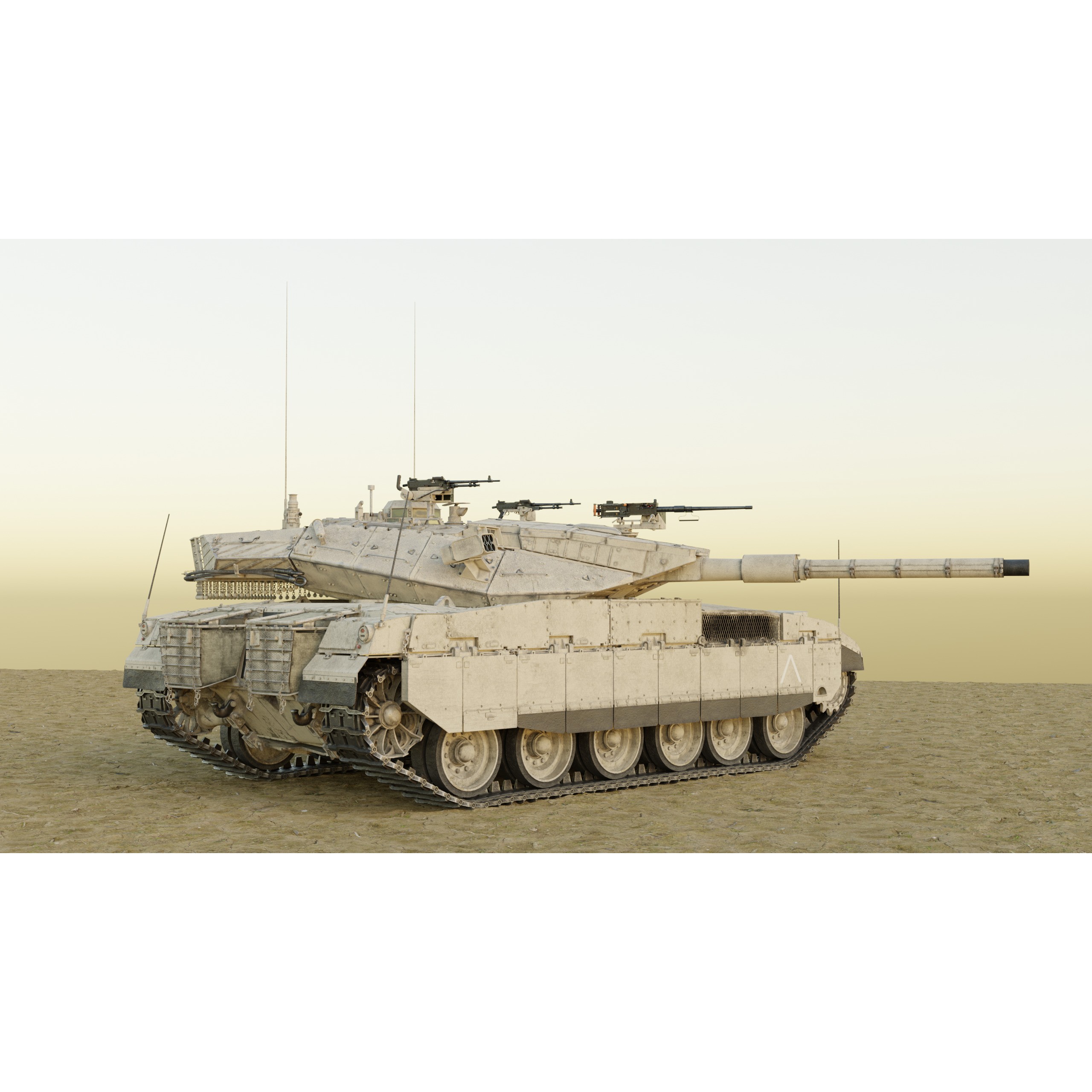 Merkava MK2D - Game-Ready 3D Model - View 39