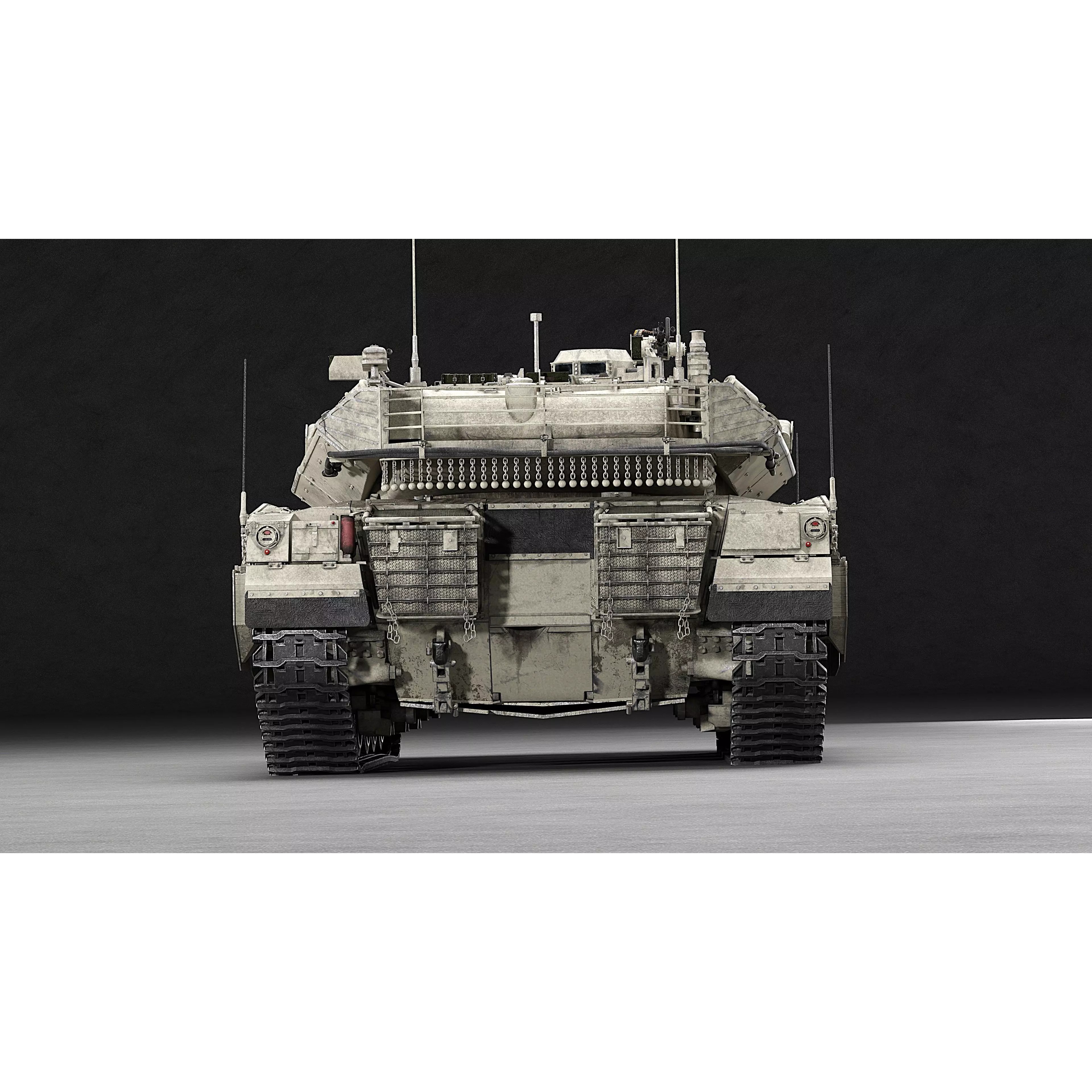 Merkava MK2D - Game-Ready 3D Model - View 6