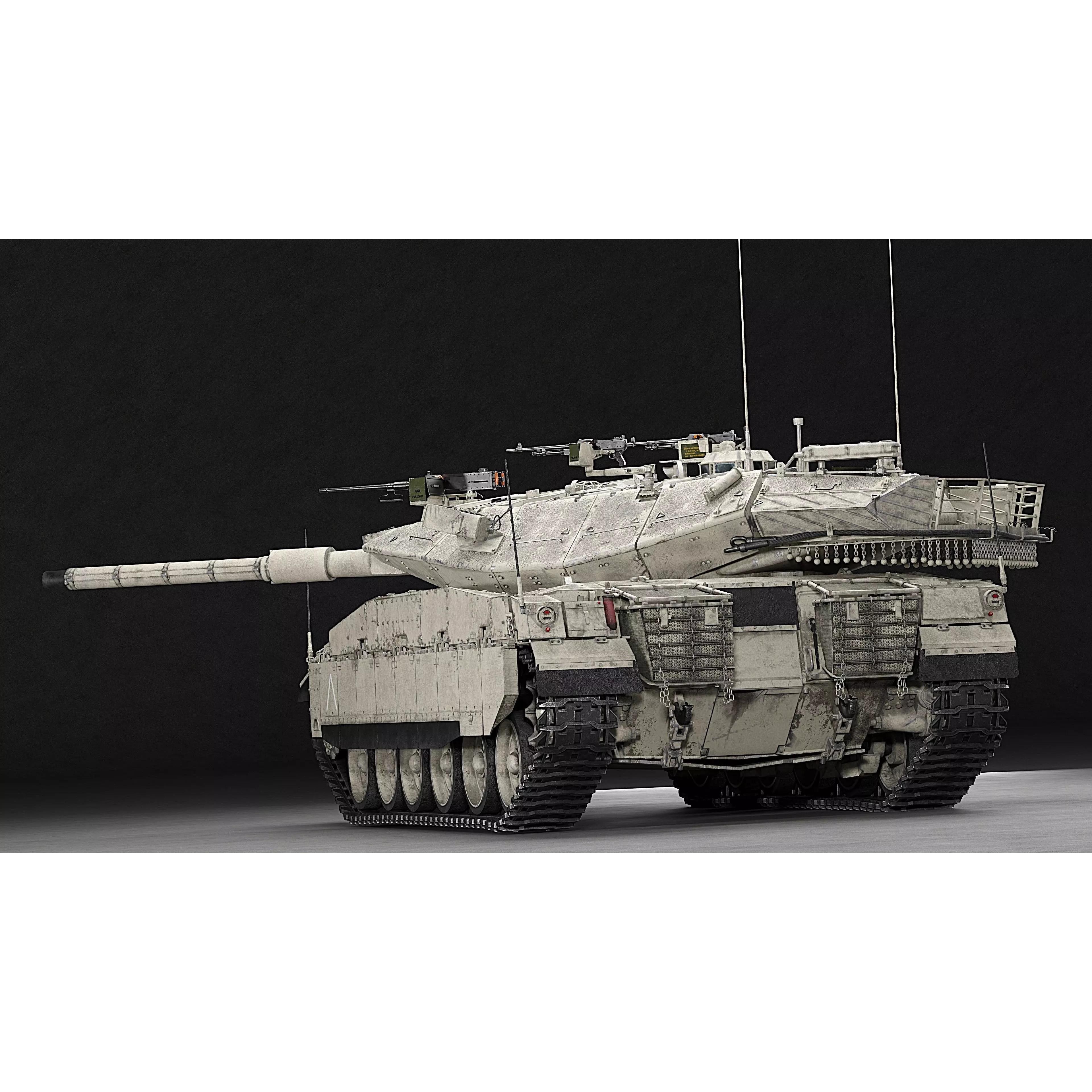 Merkava MK2D - Game-Ready 3D Model - View 7