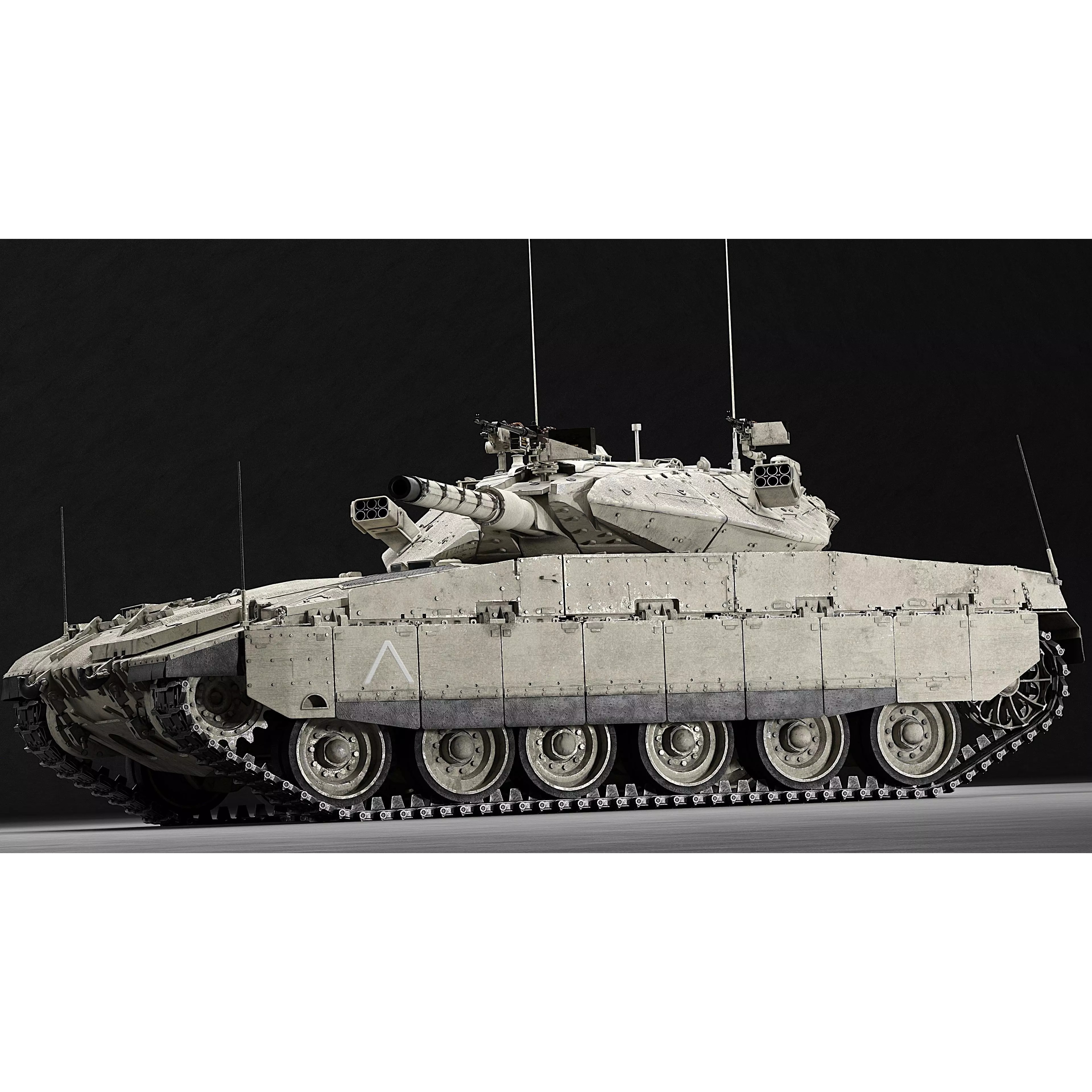 Merkava MK2D - Game-Ready 3D Model - View 8