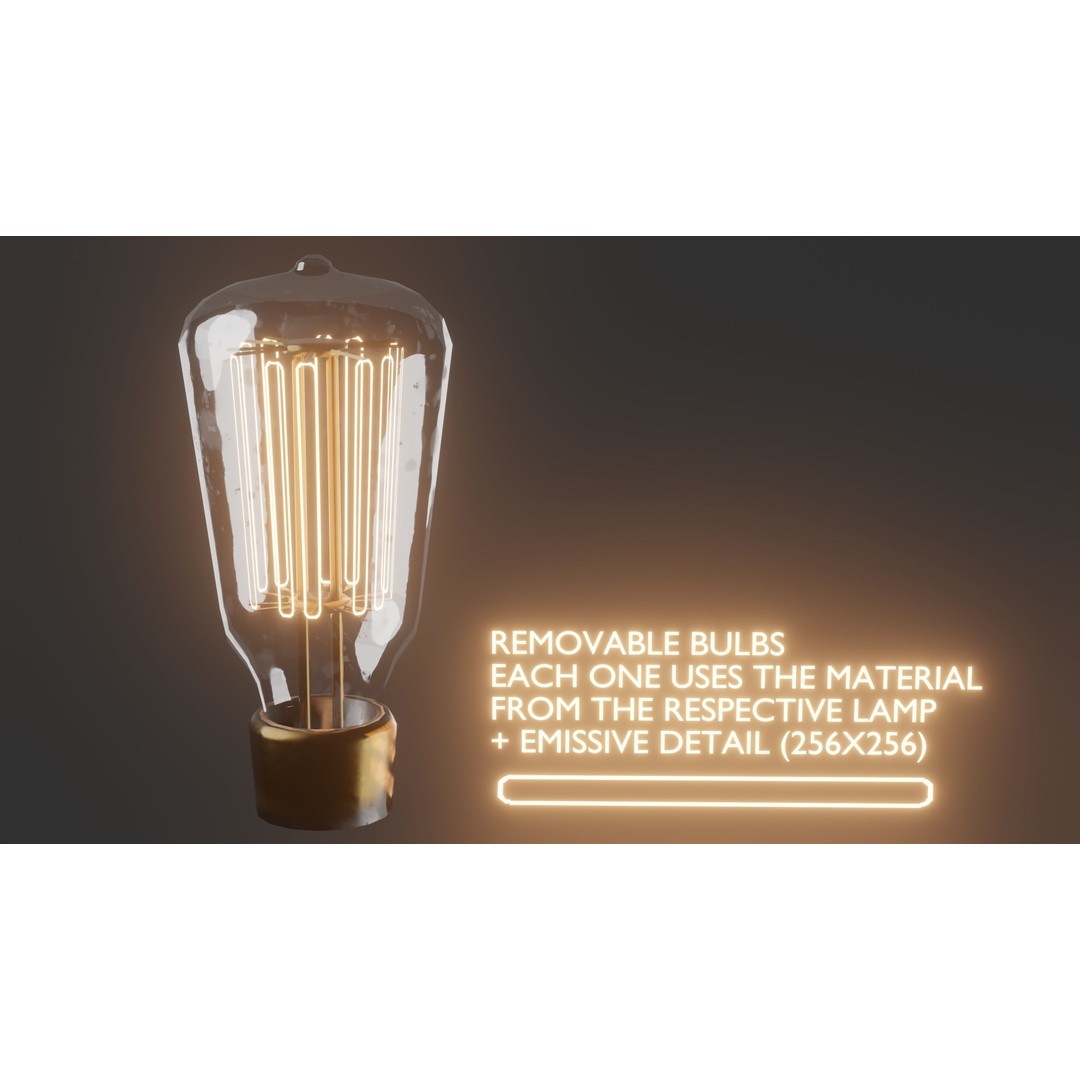 Street Lamp 3D Model – Low Poly Architectural Asset, FBX, Blender - View 4