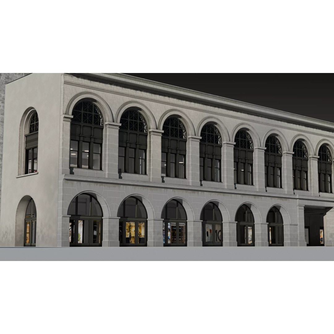 San Francisco Ferry Building 3D Model – Realistic Architectural Asset, PBR Textures - View 12