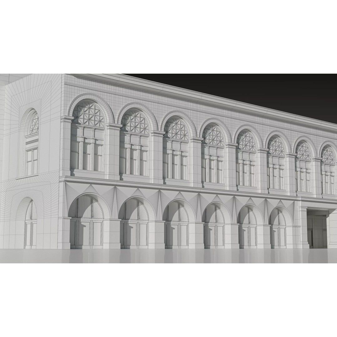 San Francisco Ferry Building 3D Model – Realistic Architectural Asset, PBR Textures - View 13