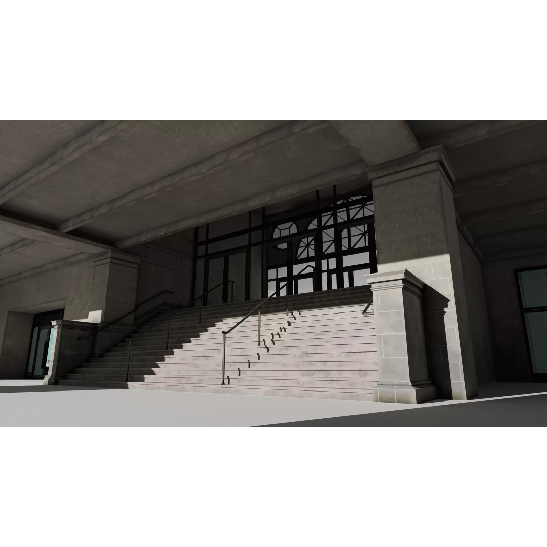 San Francisco Ferry Building 3D Model – Realistic Architectural Asset, PBR Textures - View 30