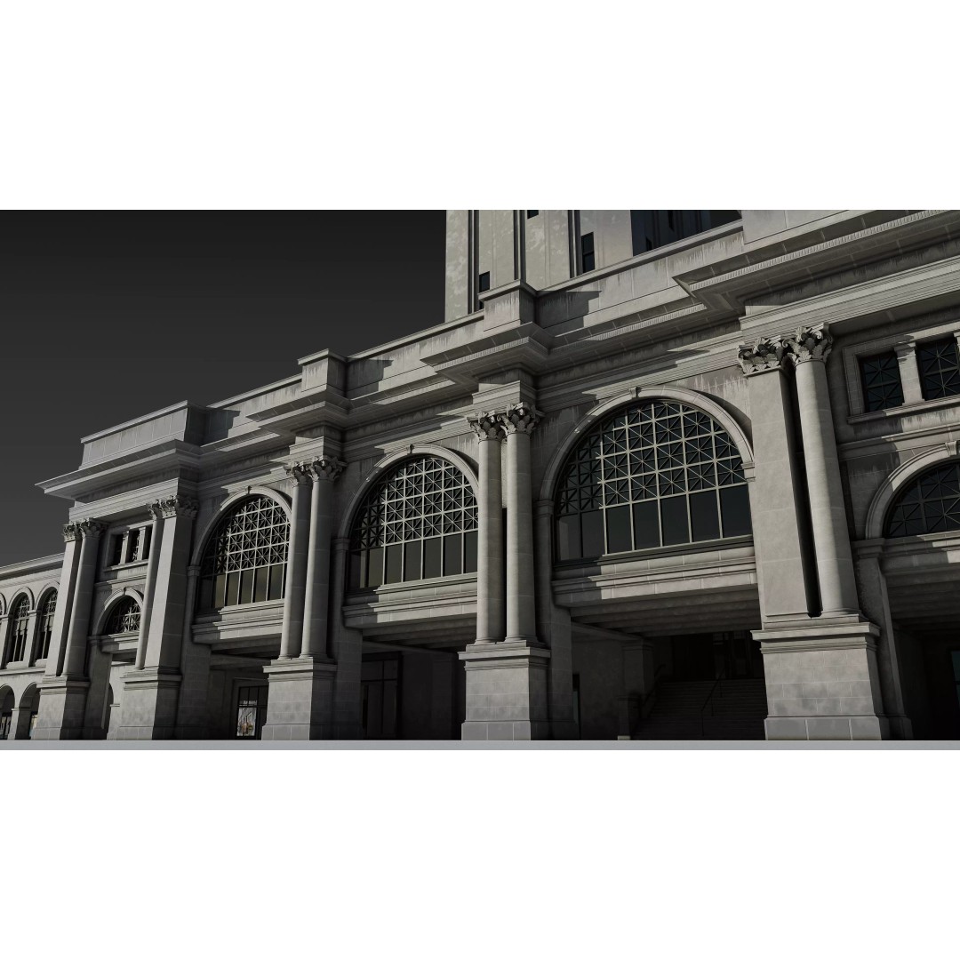 San Francisco Ferry Building 3D Model – Realistic Architectural Asset, PBR Textures - View 8