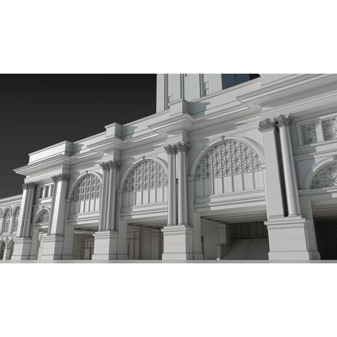 San Francisco Ferry Building 3D Model – Realistic Architectural Asset, PBR Textures - View 9