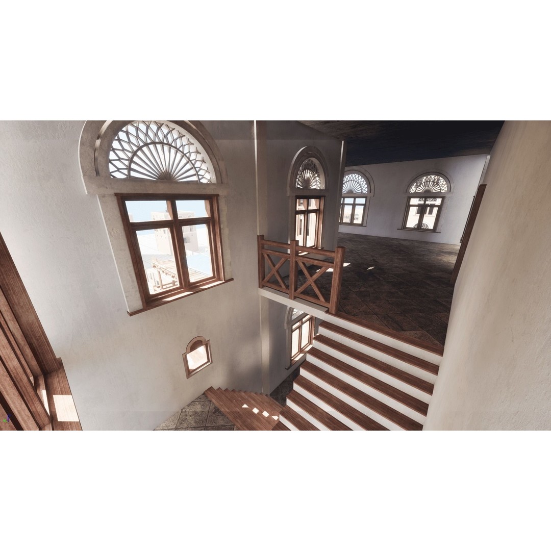 Yemen Buildings 3D Model – Low Poly Modular Architectural Kit, FBX, OBJ, Blender - View 18