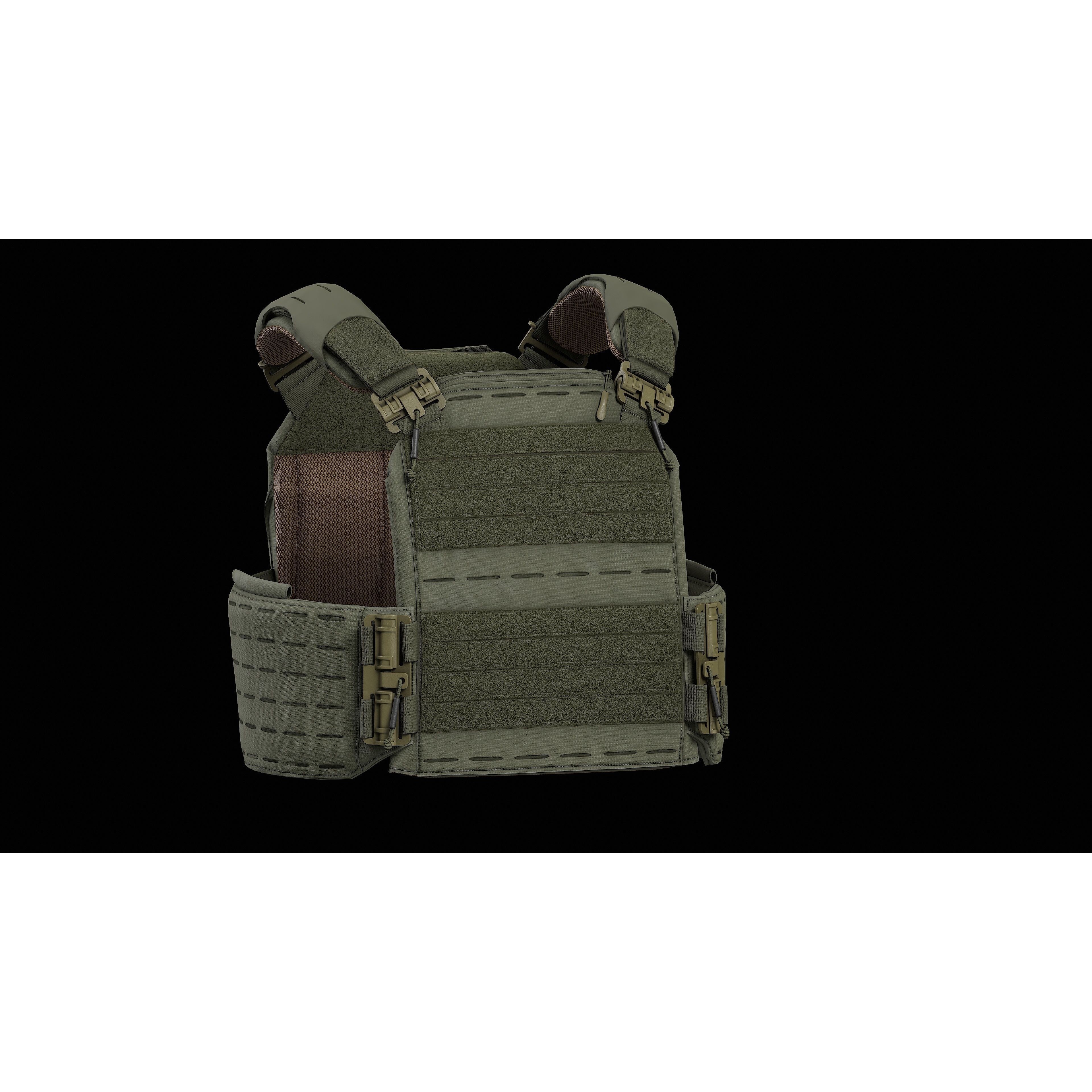 Strandhogg v3 SAPI Cut Plate Carrier - Low-Poly Game-Ready 3D Model - View 23