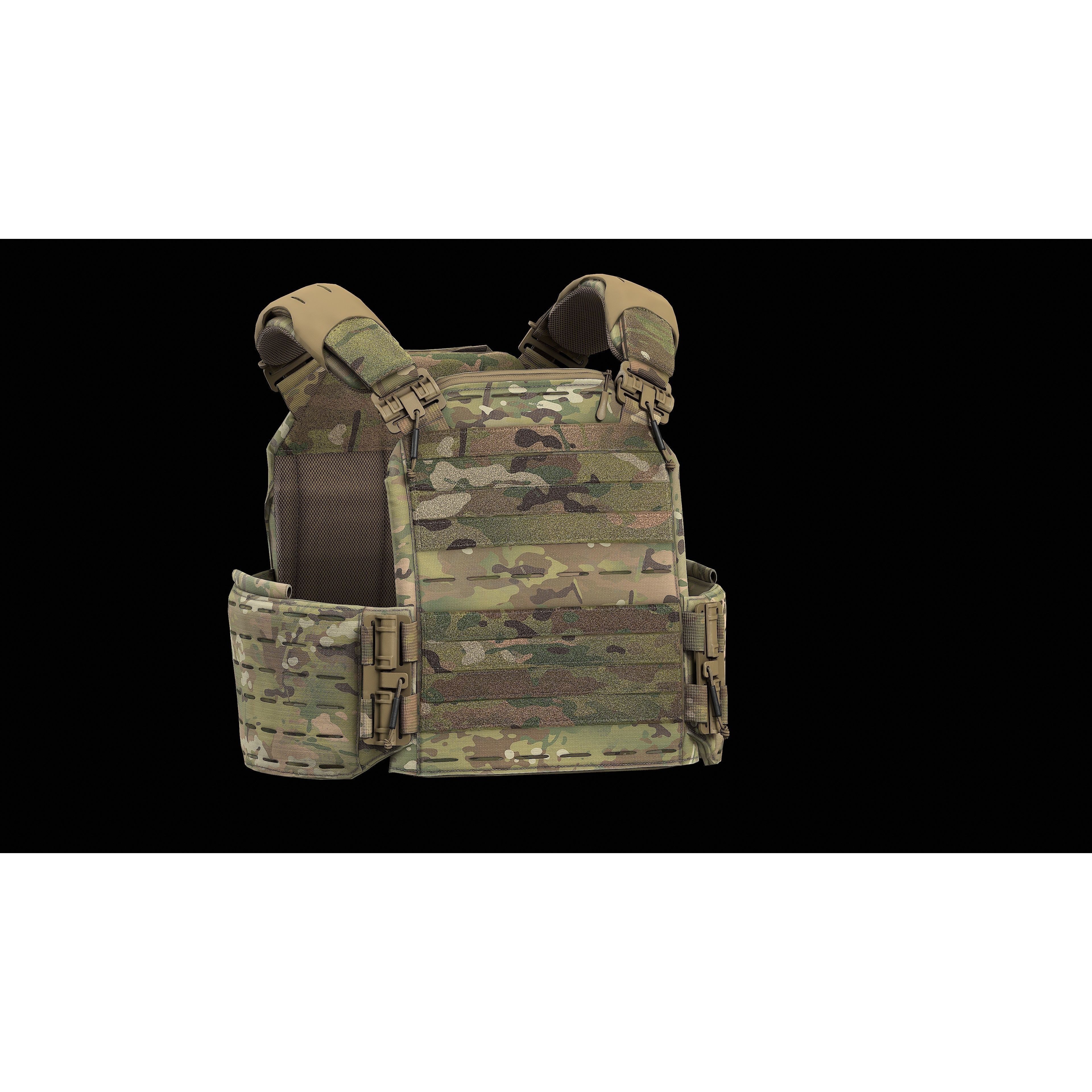 Strandhogg v3 SAPI Cut Plate Carrier - Low-Poly Game-Ready 3D Model - View 3