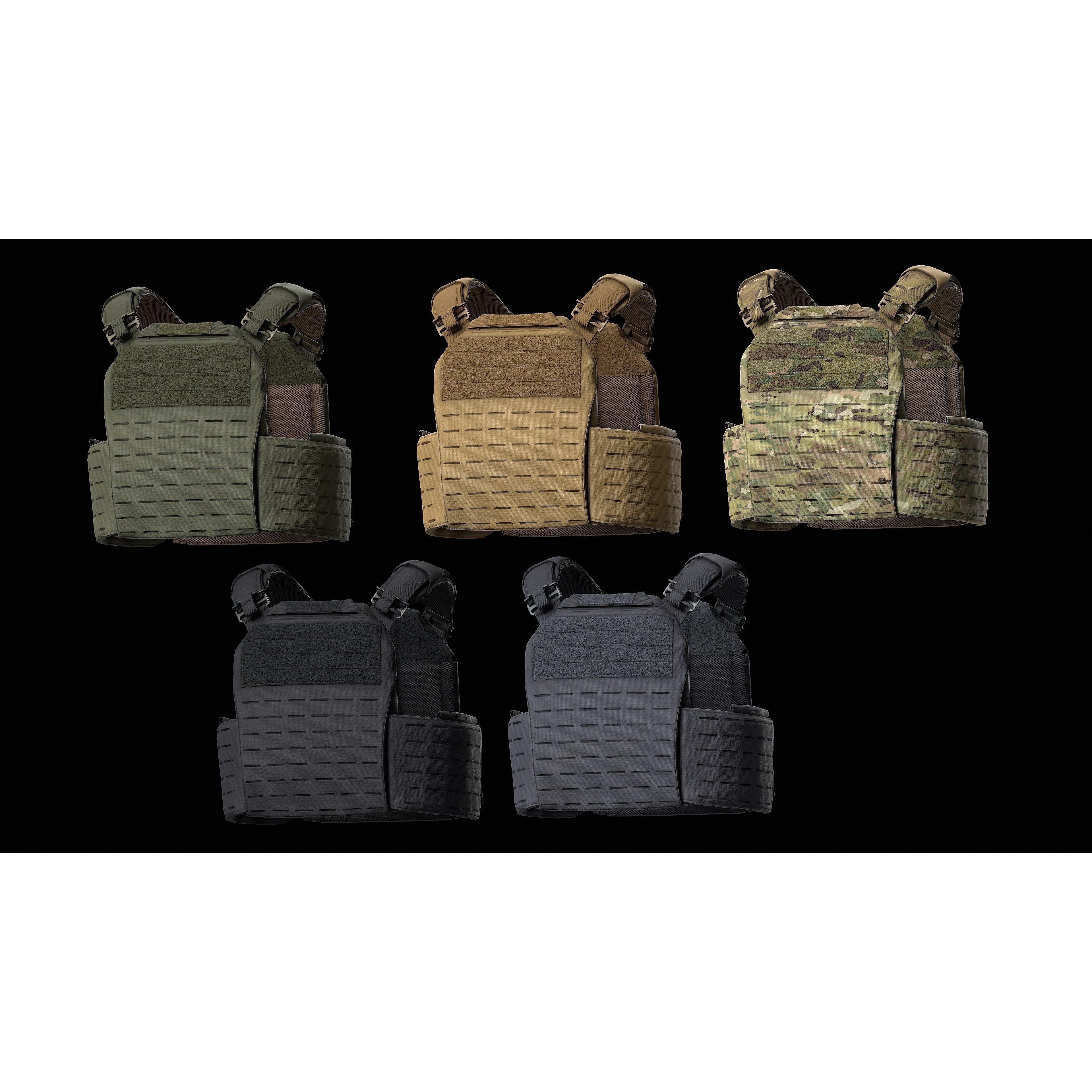 Strandhogg v3 SAPI Cut Plate Carrier - Low-Poly Game-Ready 3D Model - View 6
