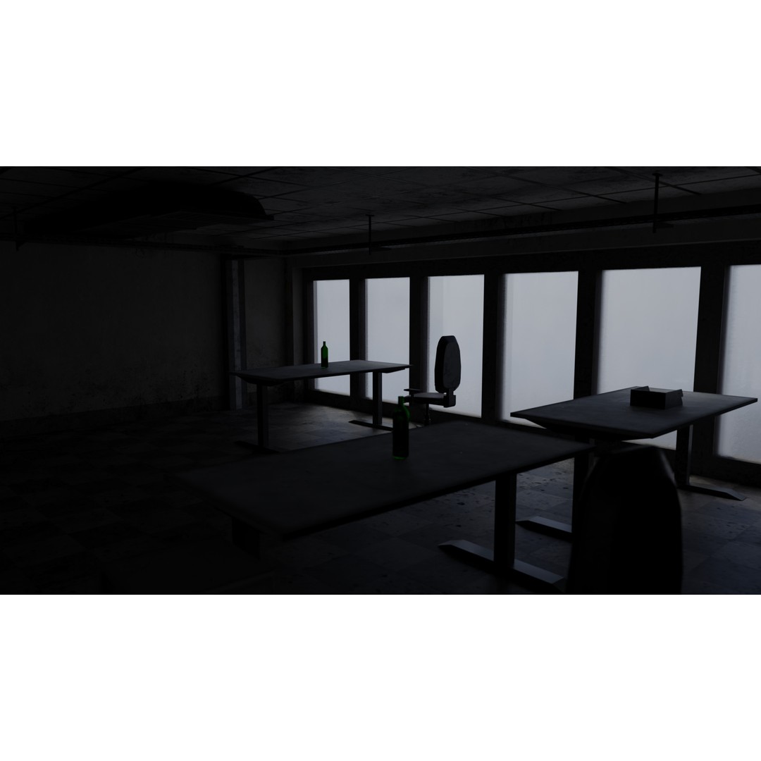 Office Building 3D Model – Low Poly Architectural Design, FBX, OBJ, Blender - View 7