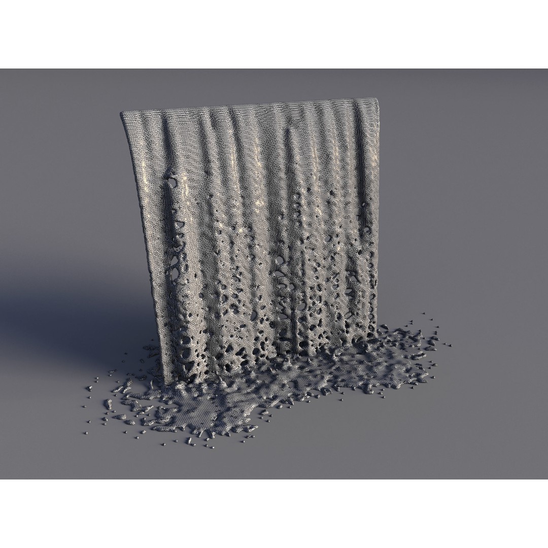 Animated Water Elements 3D Model – Realistic Liquid Simulations, Alembic Format - View 6