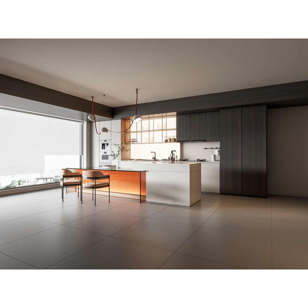 Modern Kitchen 3D Model – Photorealistic Interior Scene, Blender, FBX - View 13