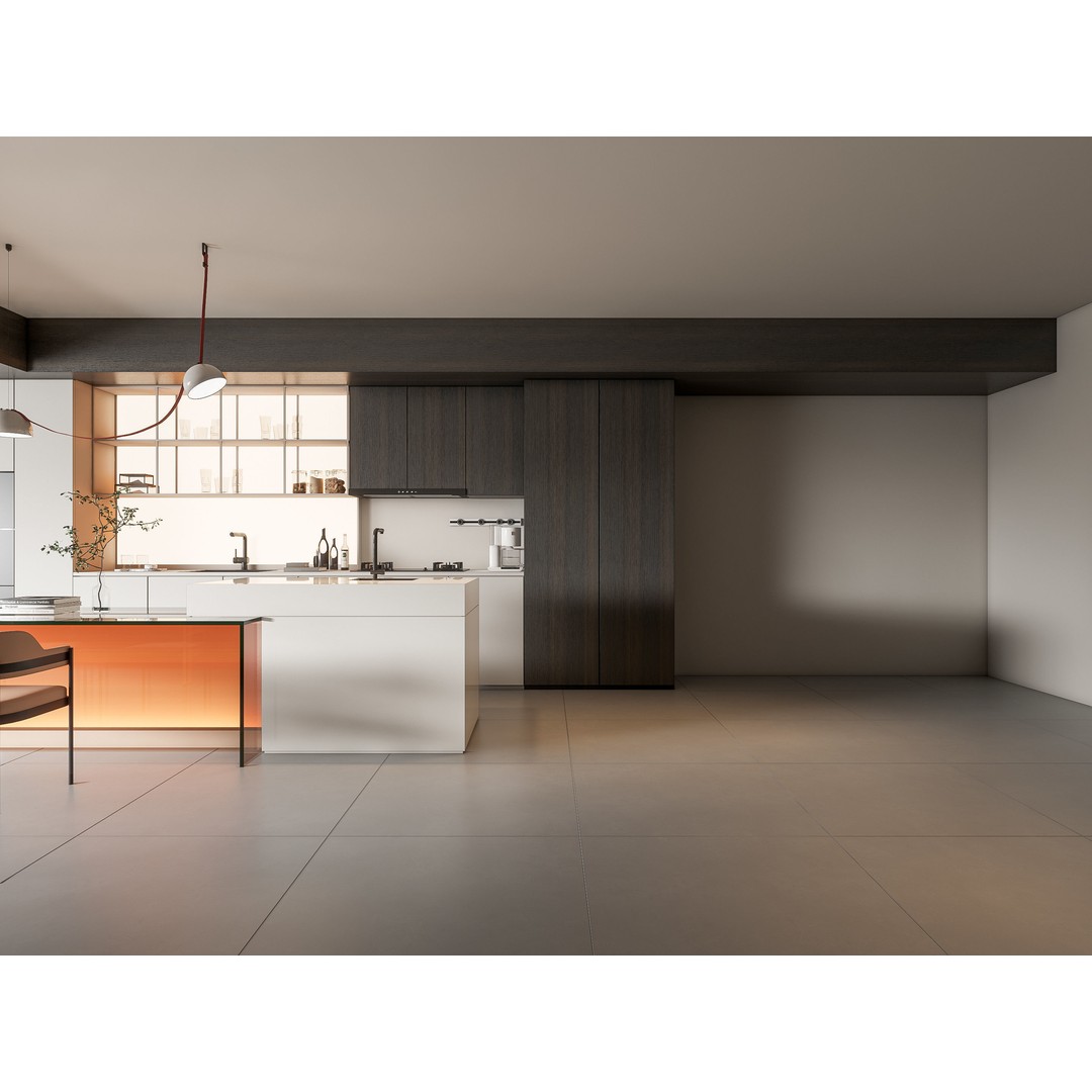 Modern Kitchen 3D Model – Photorealistic Interior Scene, Blender, FBX - View 20