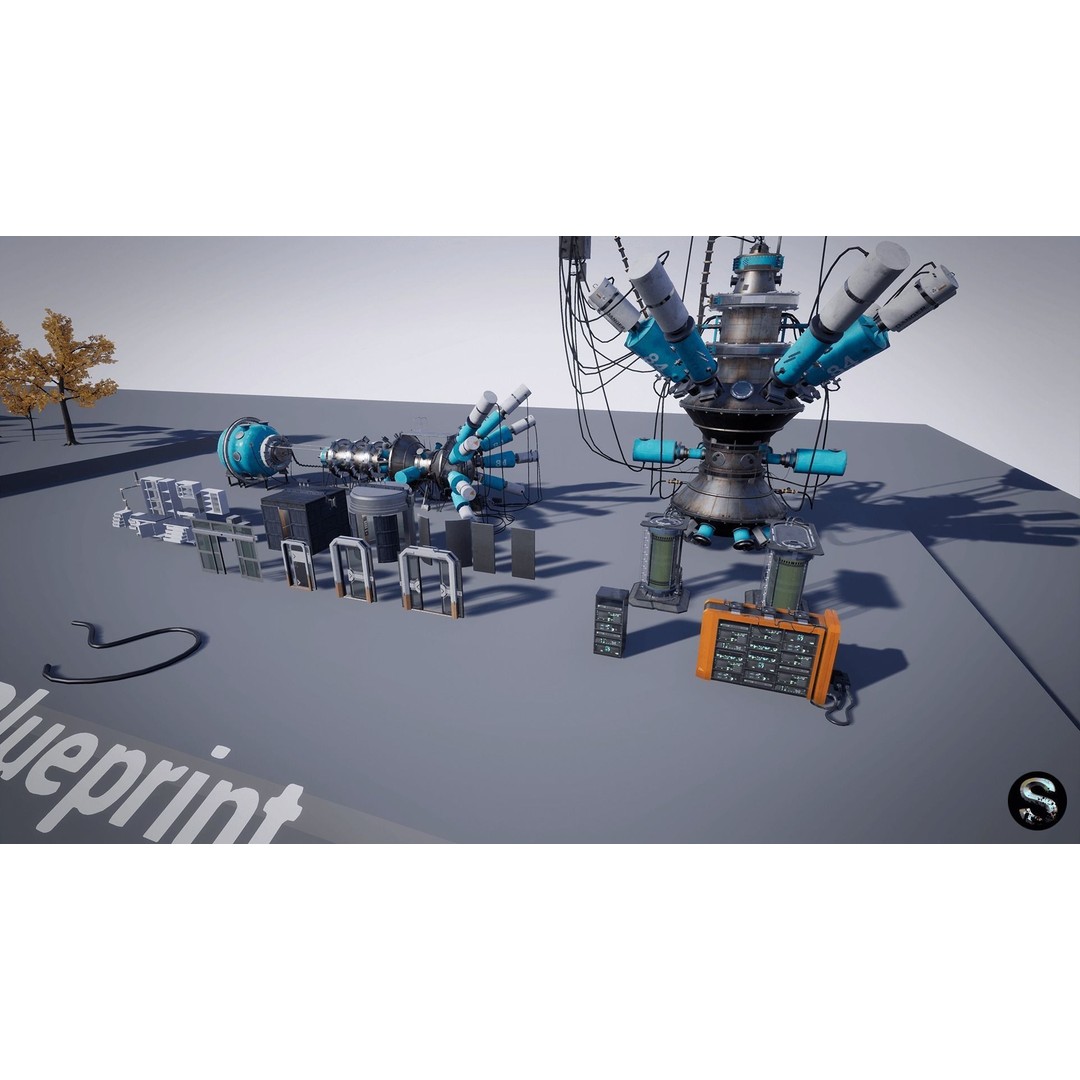 Science Lab 3D Model – Low Poly Game Asset, Unreal Engine