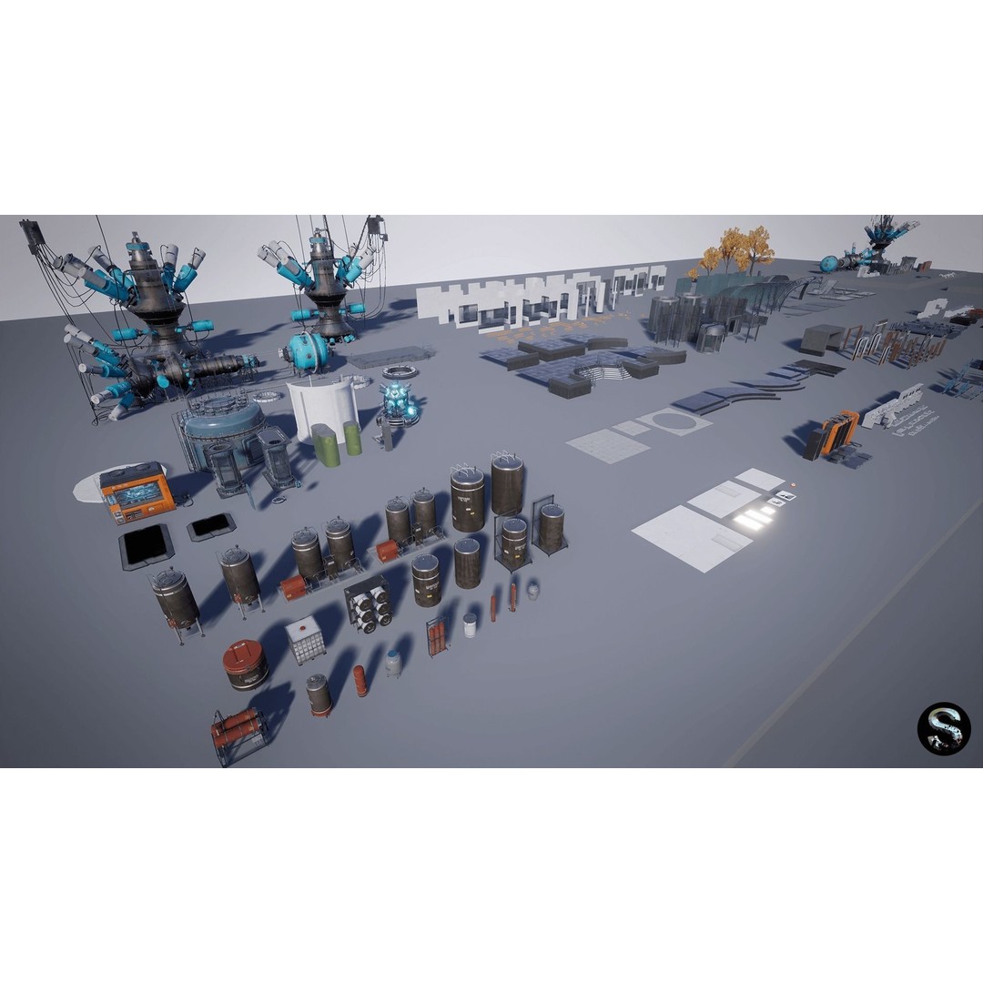 Science Lab 3D Model – Low Poly Game Asset, Unreal Engine - View 24