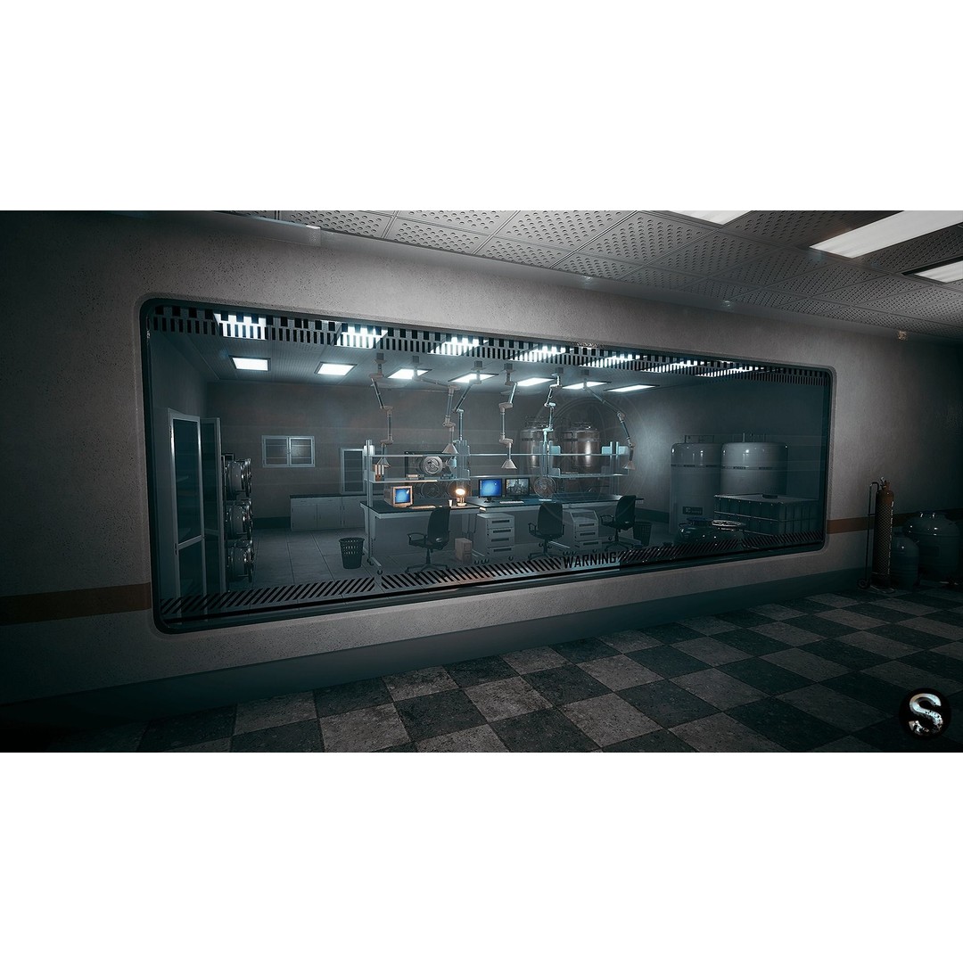 Science Lab 3D Model – Low Poly Game Asset, Unreal Engine - View 6