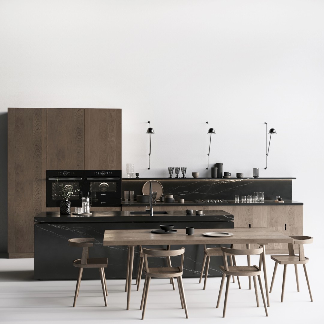 High-Quality Kitchen 3D Model – Detailed Interior Asset, 3dsMax & FBX - View 10
