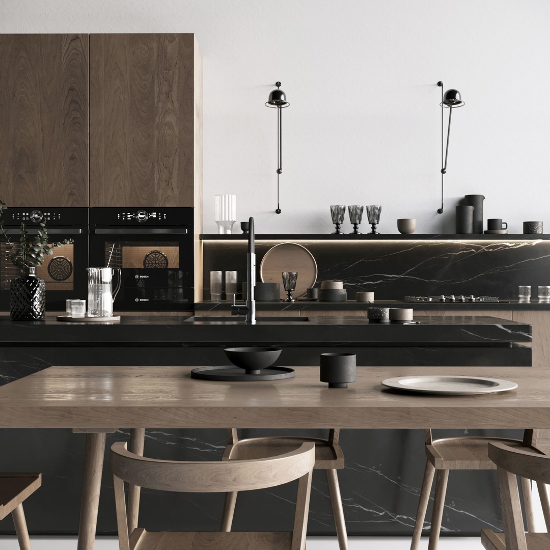 High-Quality Kitchen 3D Model – Detailed Interior Asset, 3dsMax & FBX - View 3