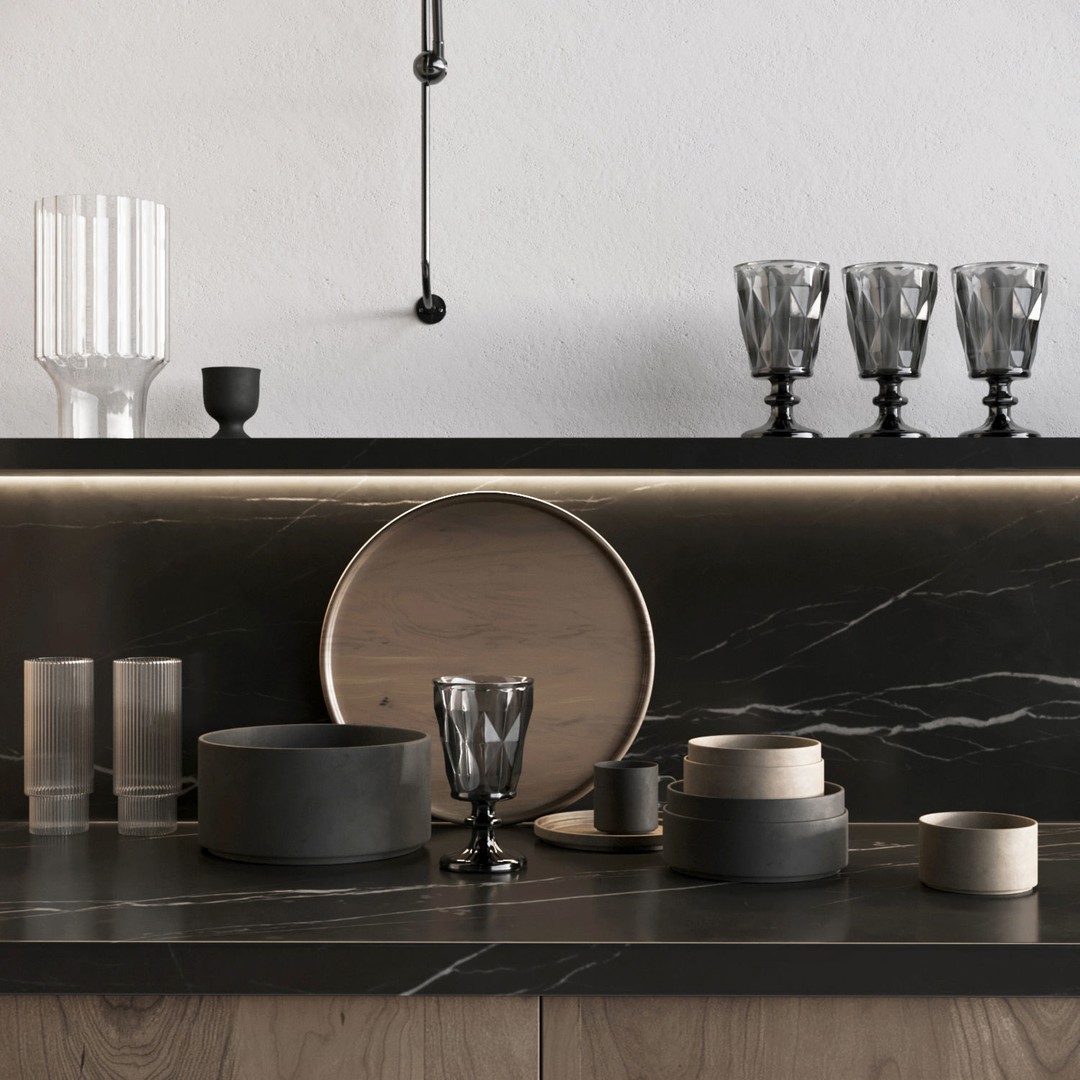 High-Quality Kitchen 3D Model – Detailed Interior Asset, 3dsMax & FBX - View 9