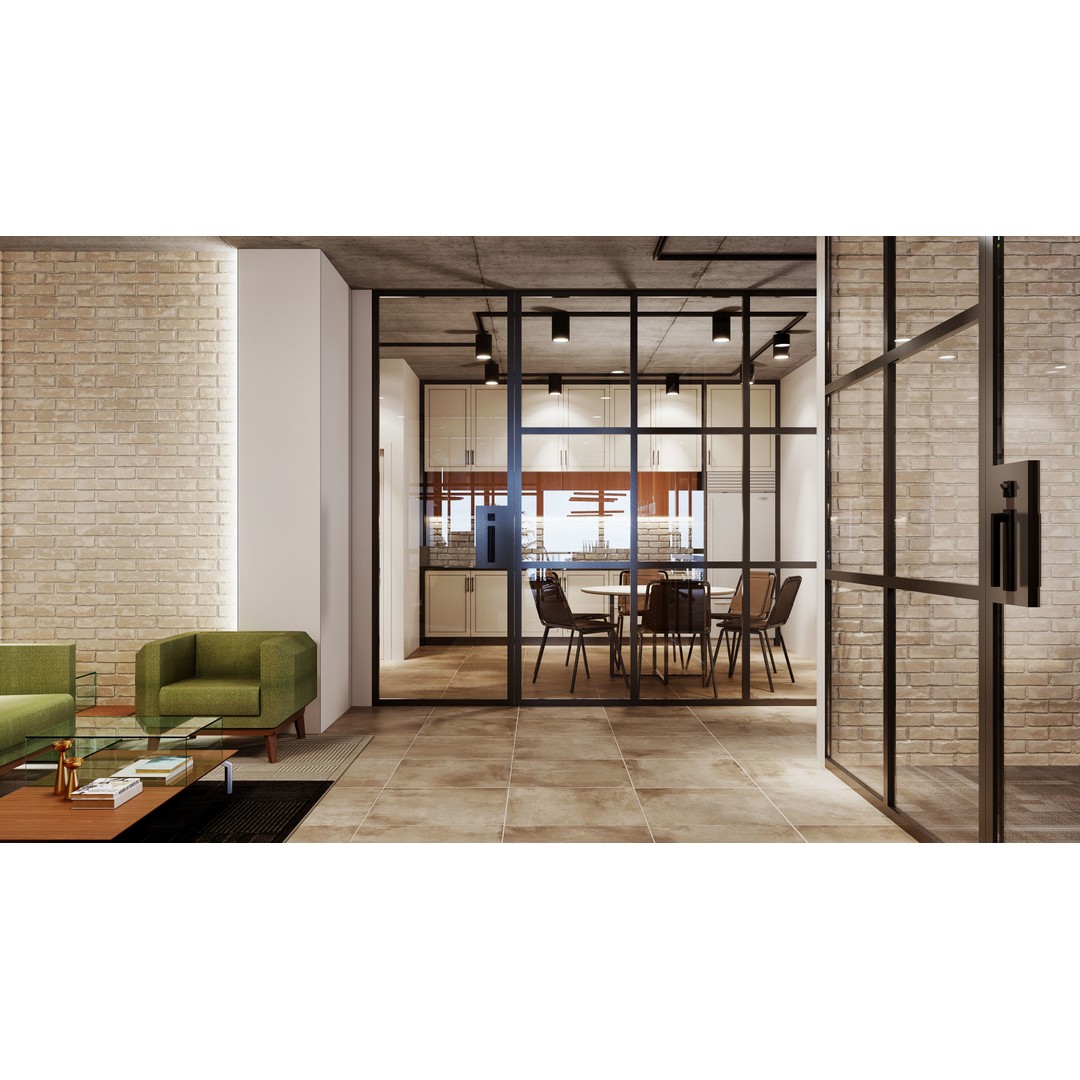 Office Interior 3D Model – Modern Design, Textures Included, FBX, OBJ - View 12