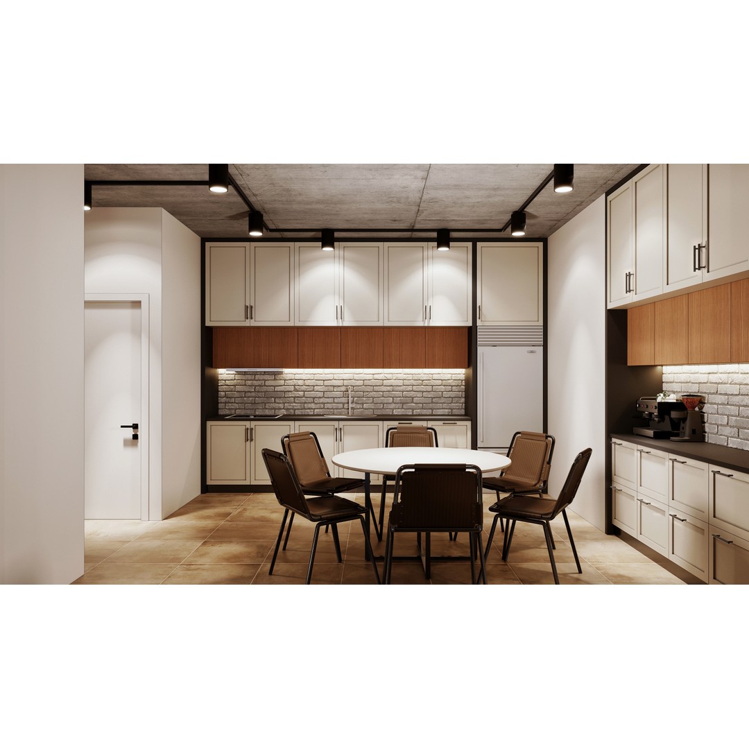 Office Interior 3D Model – Modern Design, Textures Included, FBX, OBJ - View 15