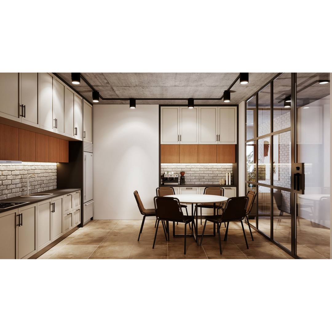 Office Interior 3D Model – Modern Design, Textures Included, FBX, OBJ - View 16