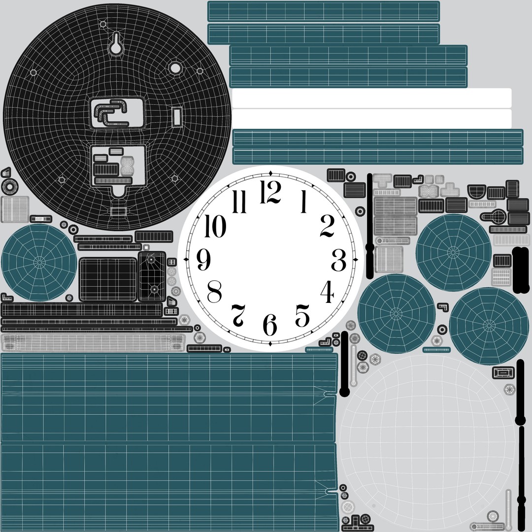 Alarm Clock 3D Model – High-Quality PBR Asset, Blender, FBX, OBJ