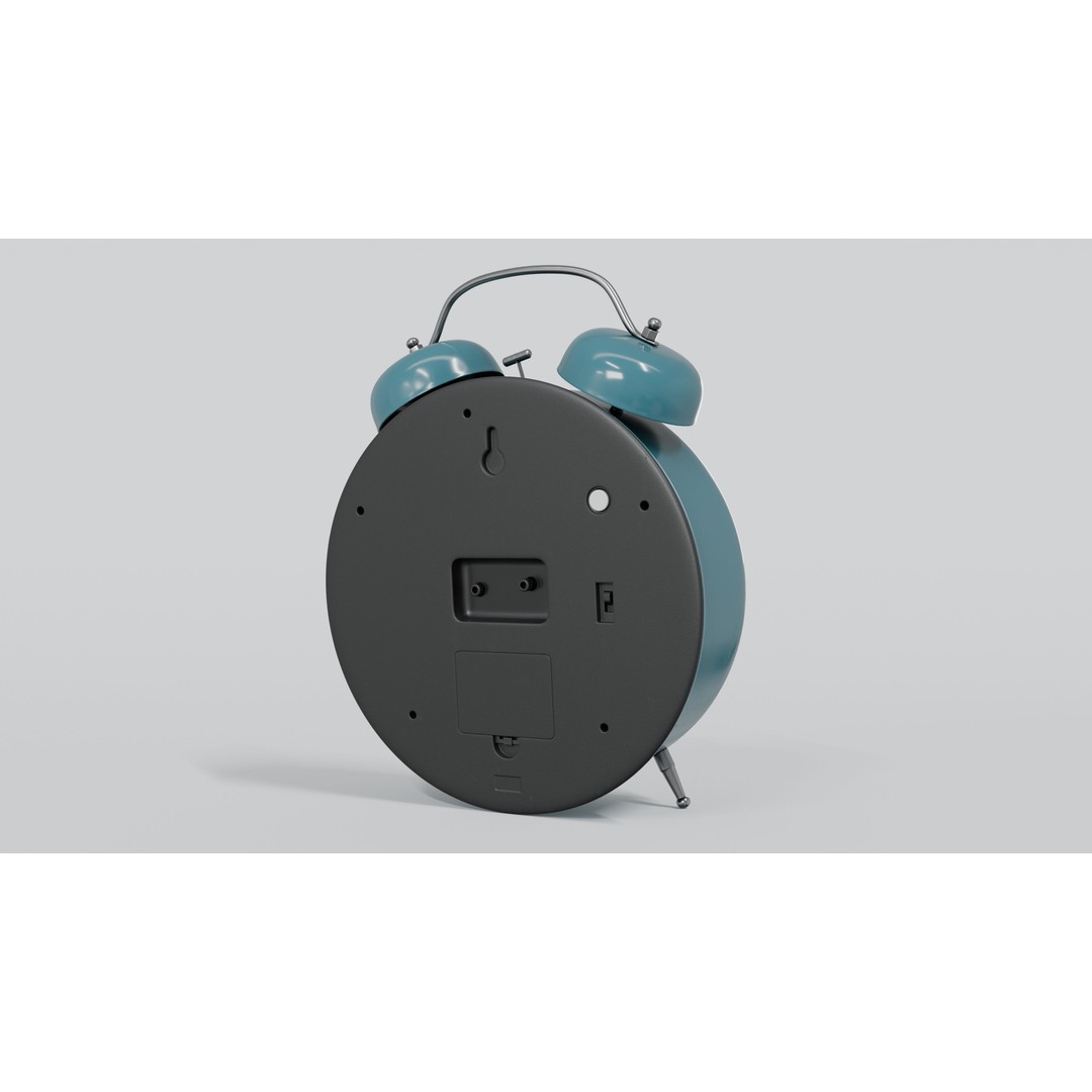 Alarm Clock 3D Model – High-Quality PBR Asset, Blender, FBX, OBJ - View 10