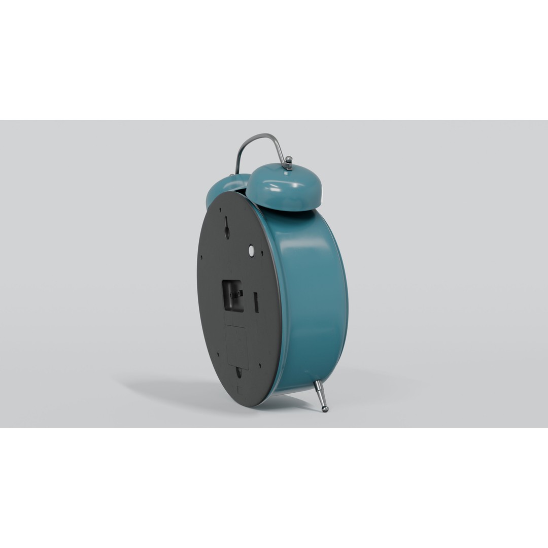 Alarm Clock 3D Model – High-Quality PBR Asset, Blender, FBX, OBJ - View 11