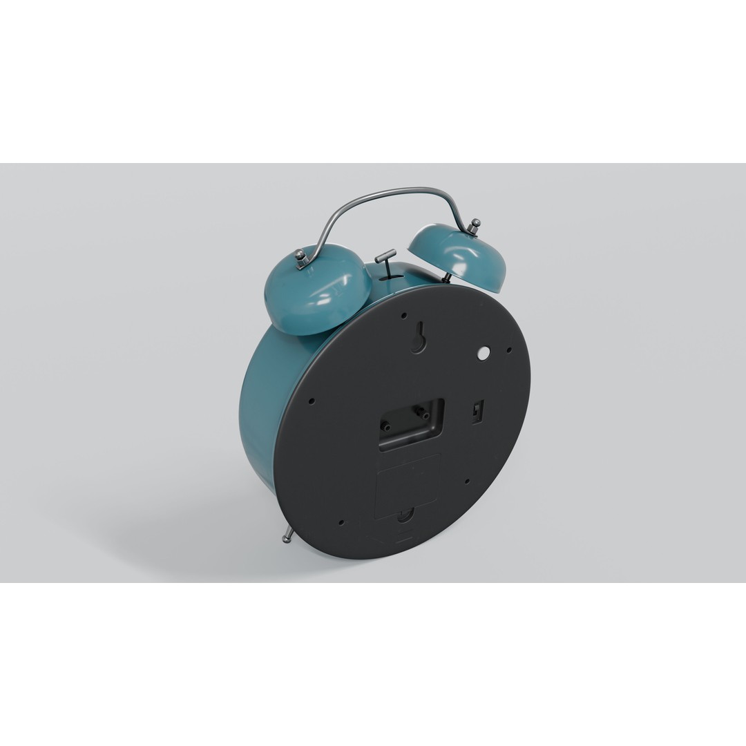 Alarm Clock 3D Model – High-Quality PBR Asset, Blender, FBX, OBJ - View 14