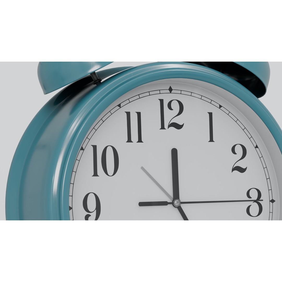 Alarm Clock 3D Model – High-Quality PBR Asset, Blender, FBX, OBJ - View 15