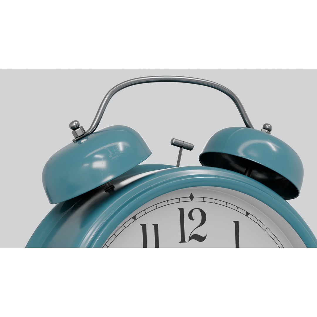 Alarm Clock 3D Model – High-Quality PBR Asset, Blender, FBX, OBJ - View 16