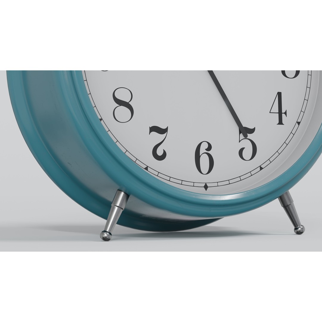 Alarm Clock 3D Model – High-Quality PBR Asset, Blender, FBX, OBJ - View 17