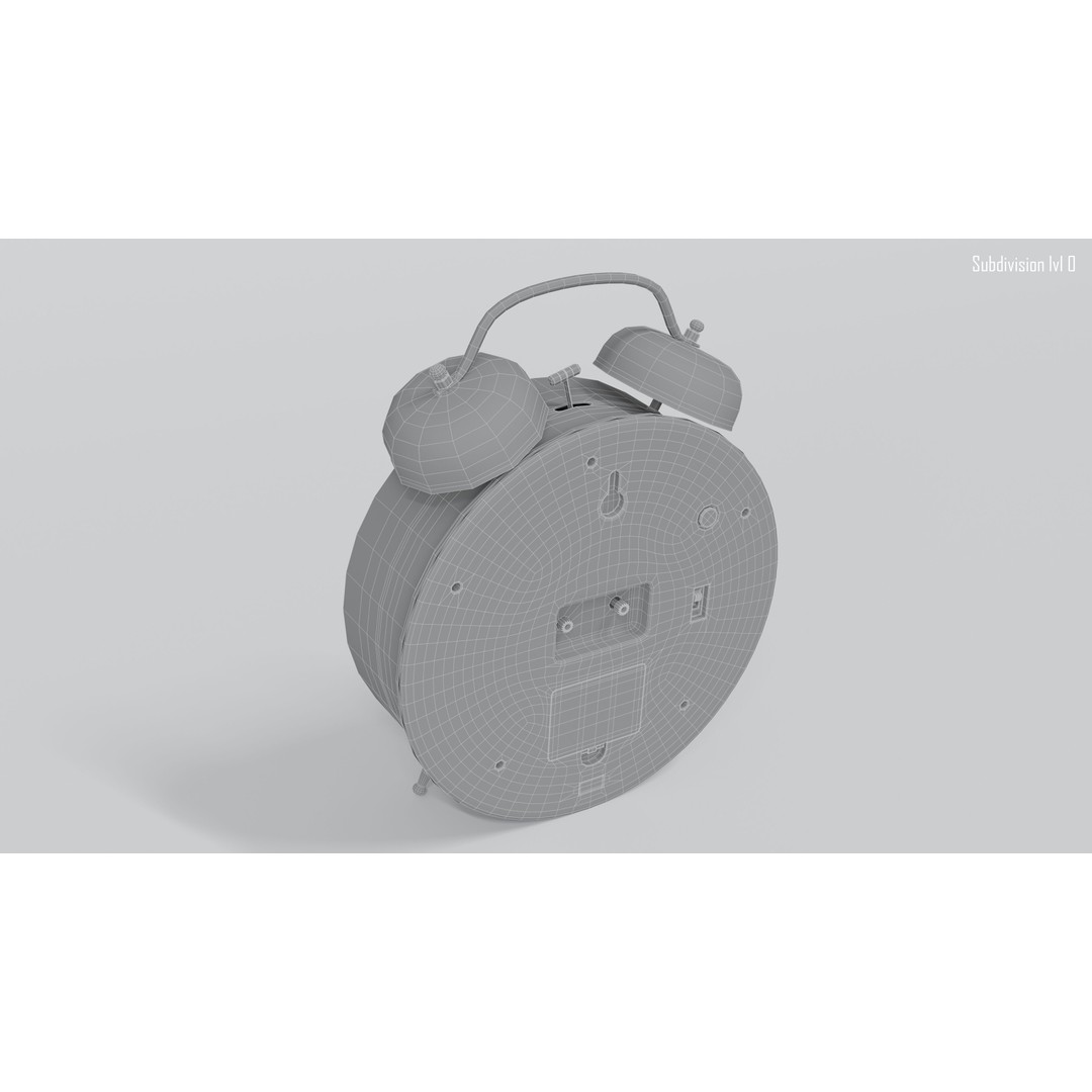 Alarm Clock 3D Model – High-Quality PBR Asset, Blender, FBX, OBJ - View 21