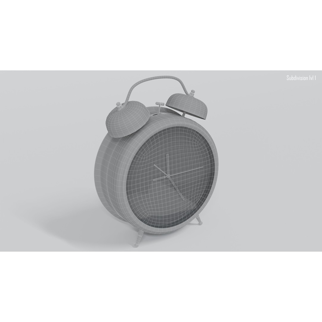 Alarm Clock 3D Model – High-Quality PBR Asset, Blender, FBX, OBJ - View 22