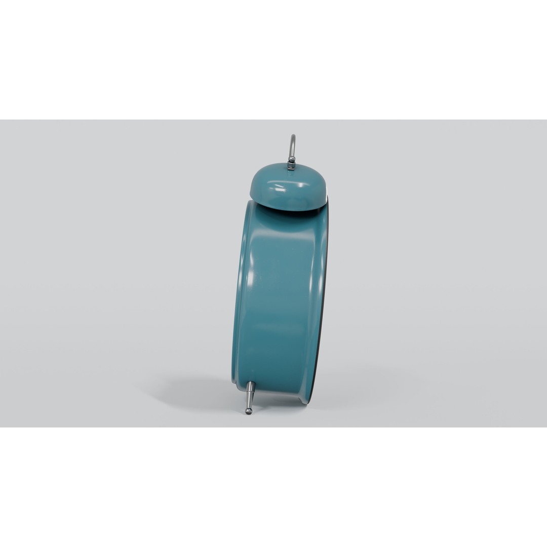 Alarm Clock 3D Model – High-Quality PBR Asset, Blender, FBX, OBJ - View 6