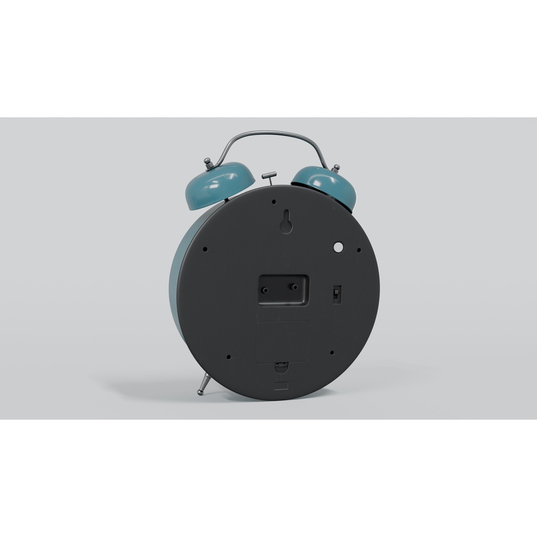 Alarm Clock 3D Model – High-Quality PBR Asset, Blender, FBX, OBJ - View 8