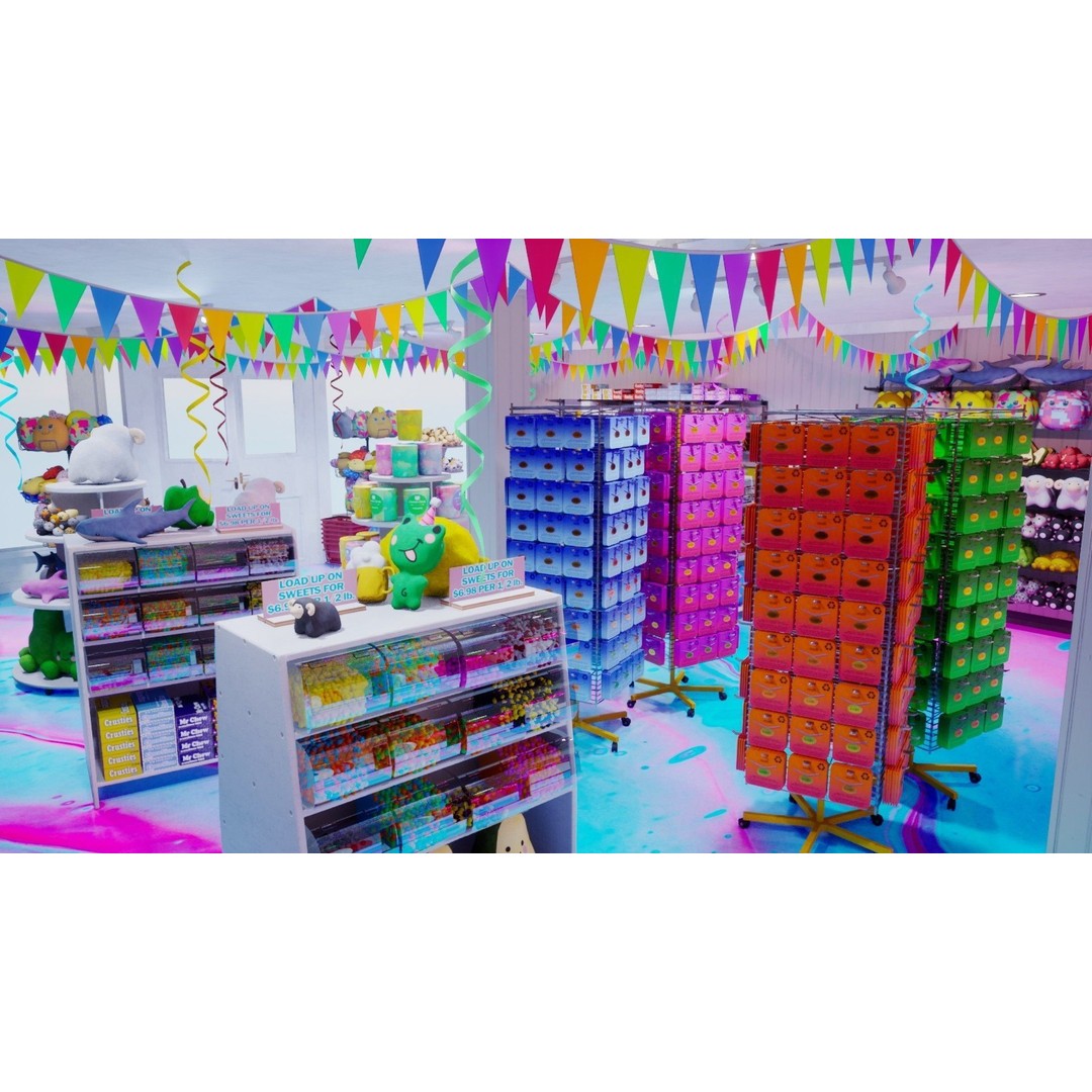 Candy and Toy Store 3D Model – Low Poly Interior Scene, PBR Textures - View 12
